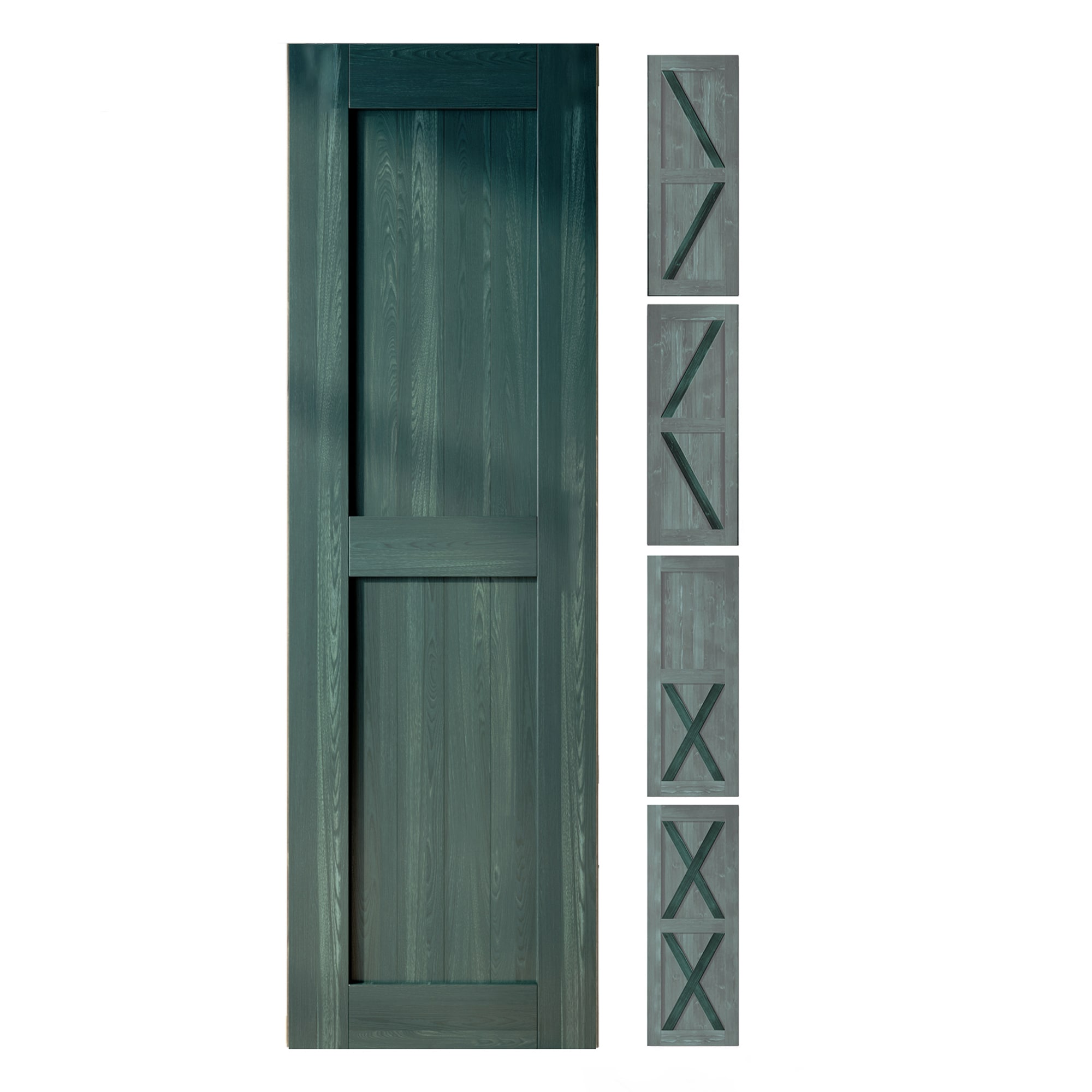 Green 20-in x 80-in Barn Doors at Lowes.com