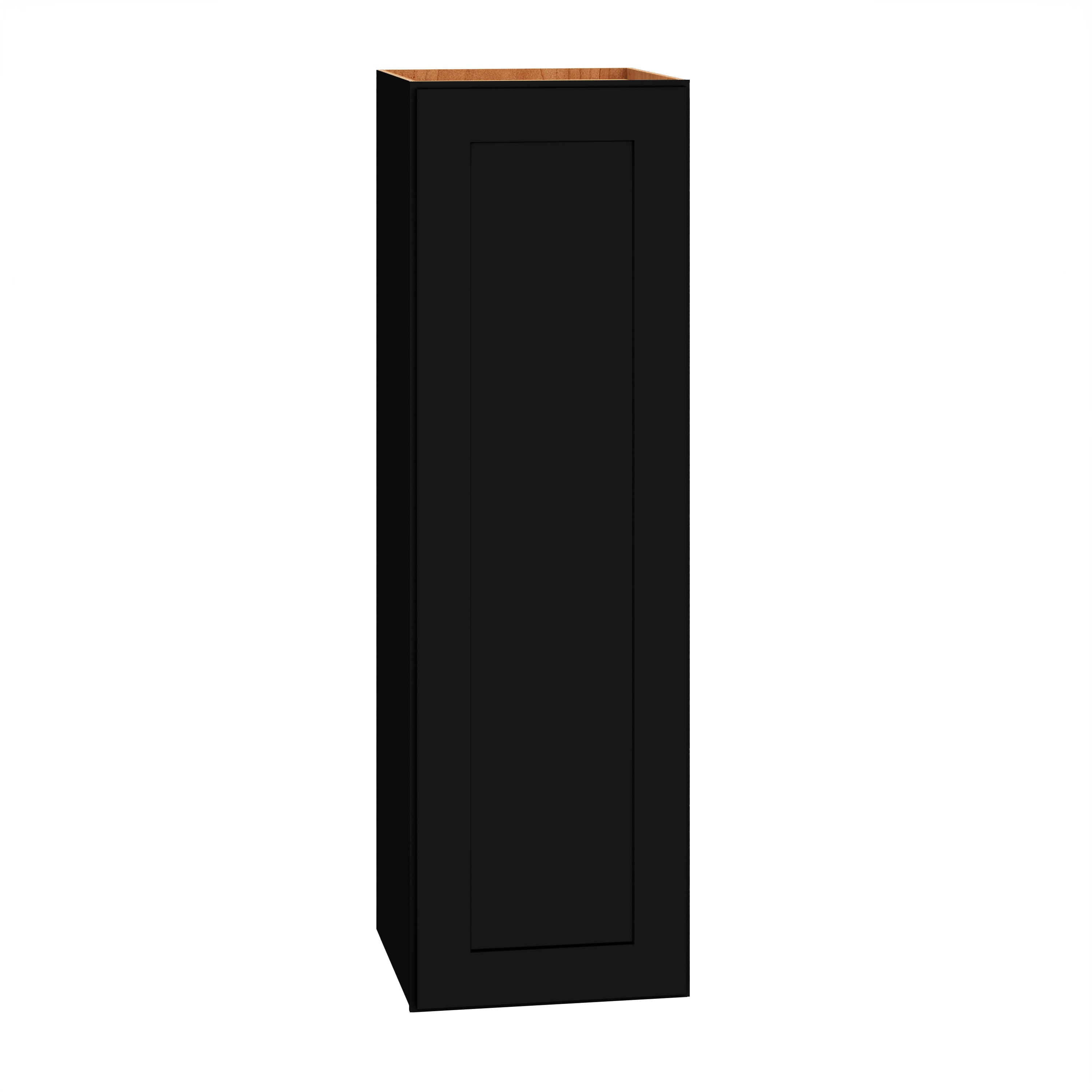 Diamond Express 61I-W1239R Jamestown 12-in W x 39-in H x 12-in D Black Wall Fully assembled Plywood Cabinet (Recessed Panel Shaker)