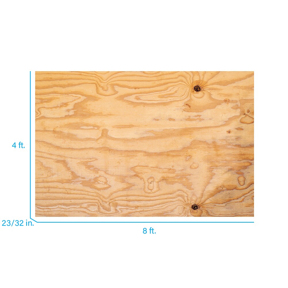 Severe Weather 23/32-in x 4-ft x 8-ft Pressure Treated Southern Yellow Pine Plywood Sheathing