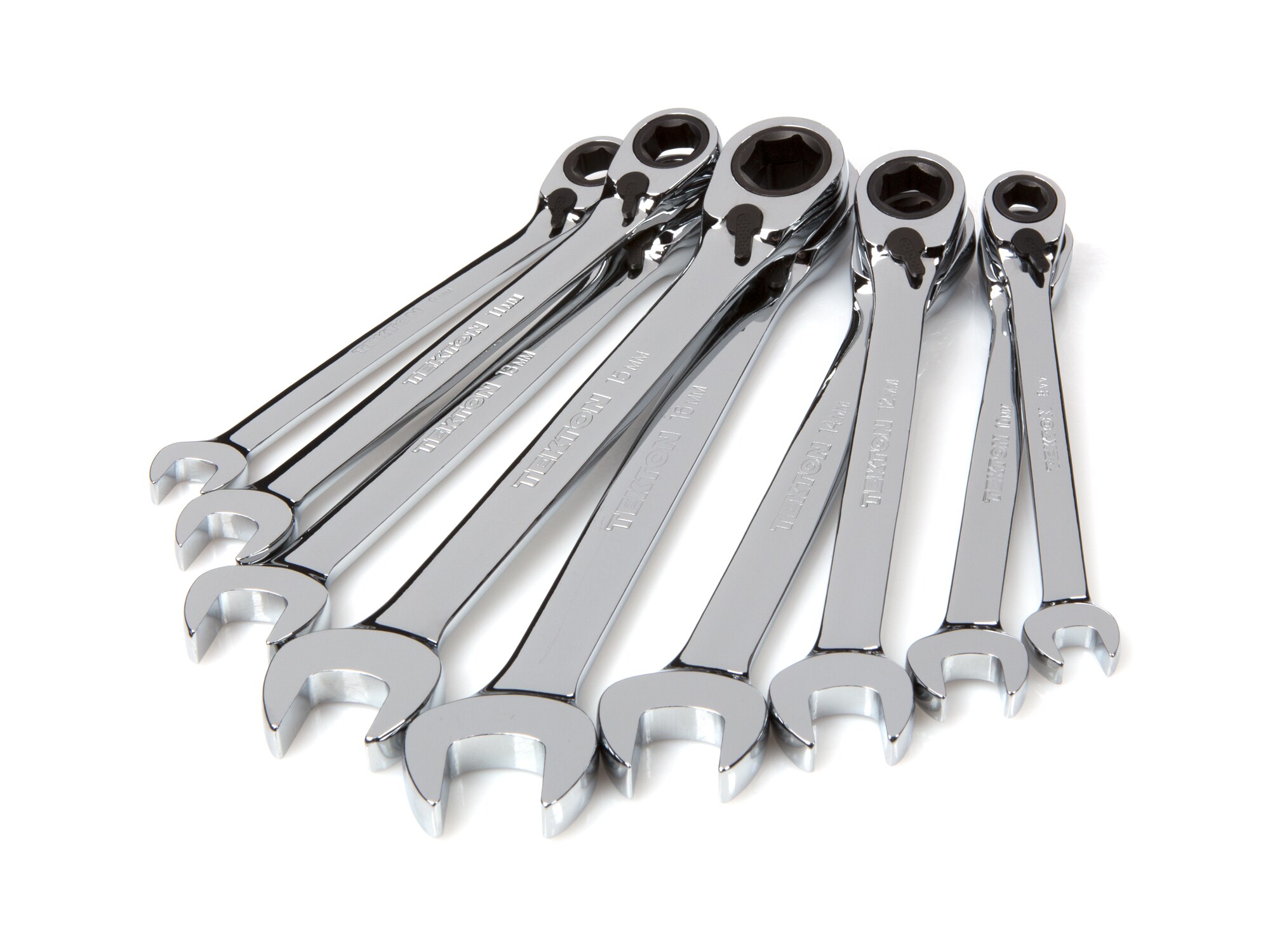 TEKTON 9-Piece Set 6-point Metric Ratchet Wrench at Lowes.com
