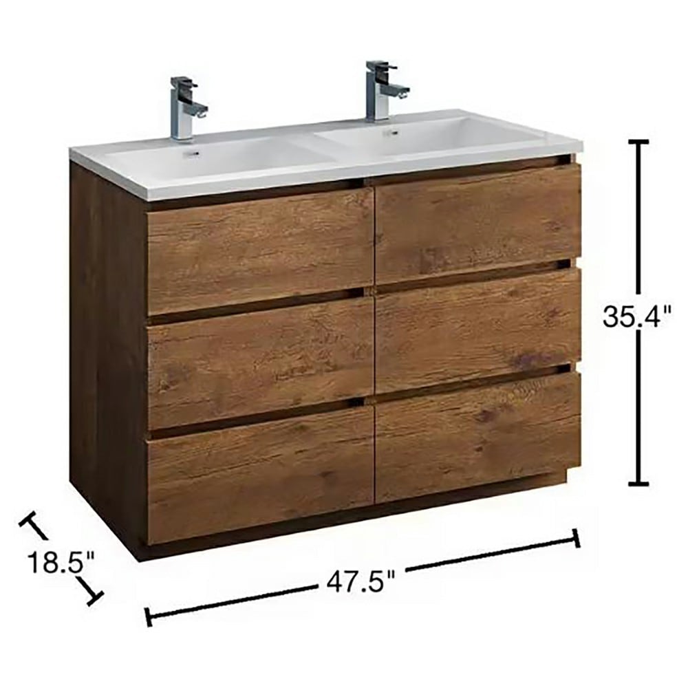 Fresca FCB93-2424RW-D-I Bath-Vanity-Combo - View #11