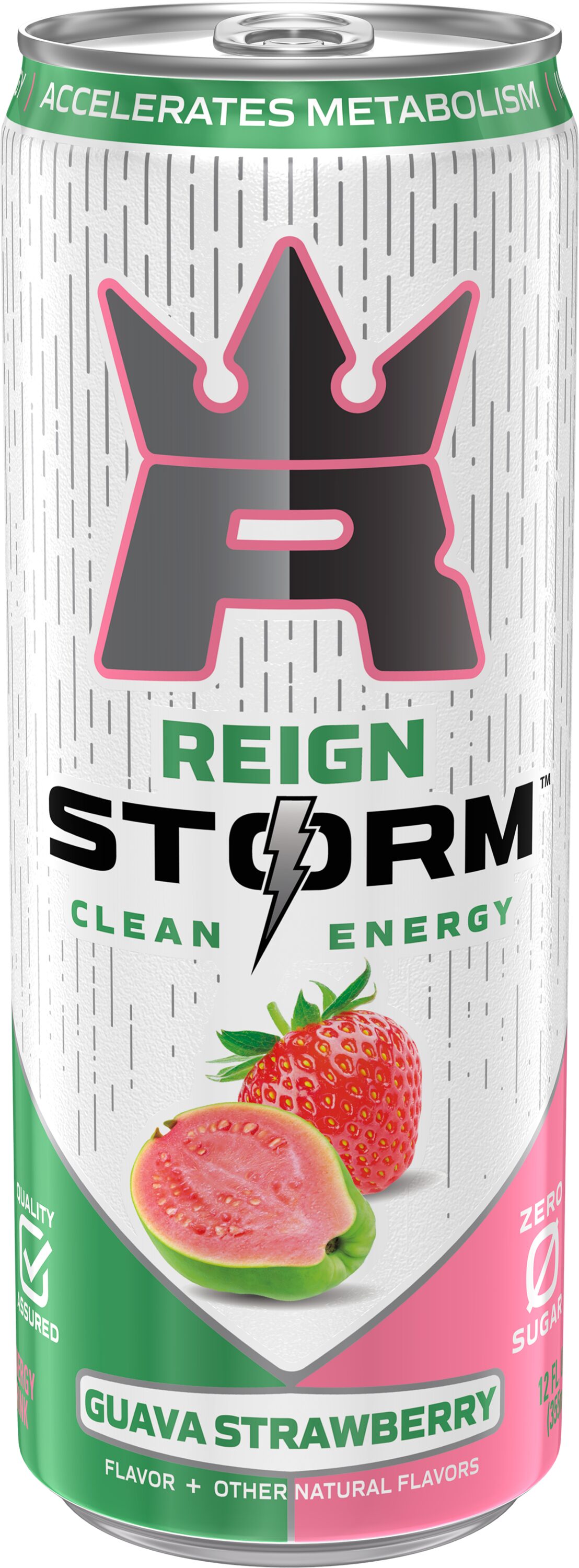 REIGN 114888 12 Fluid ounce(s) Guava Strawberry Energy drink