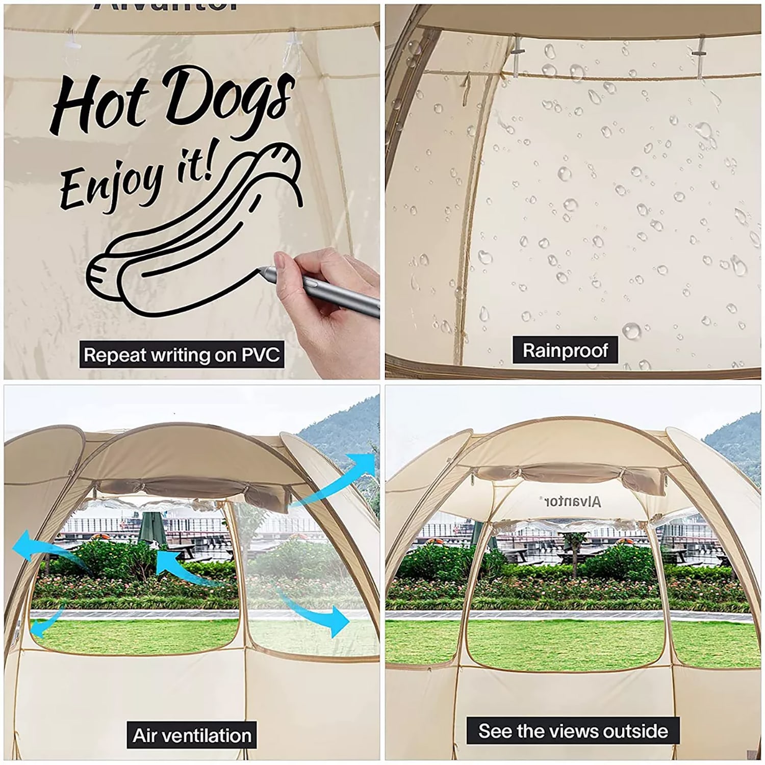 Alvantor 9018#E6 Wood-Resin-Gazebos - View #9