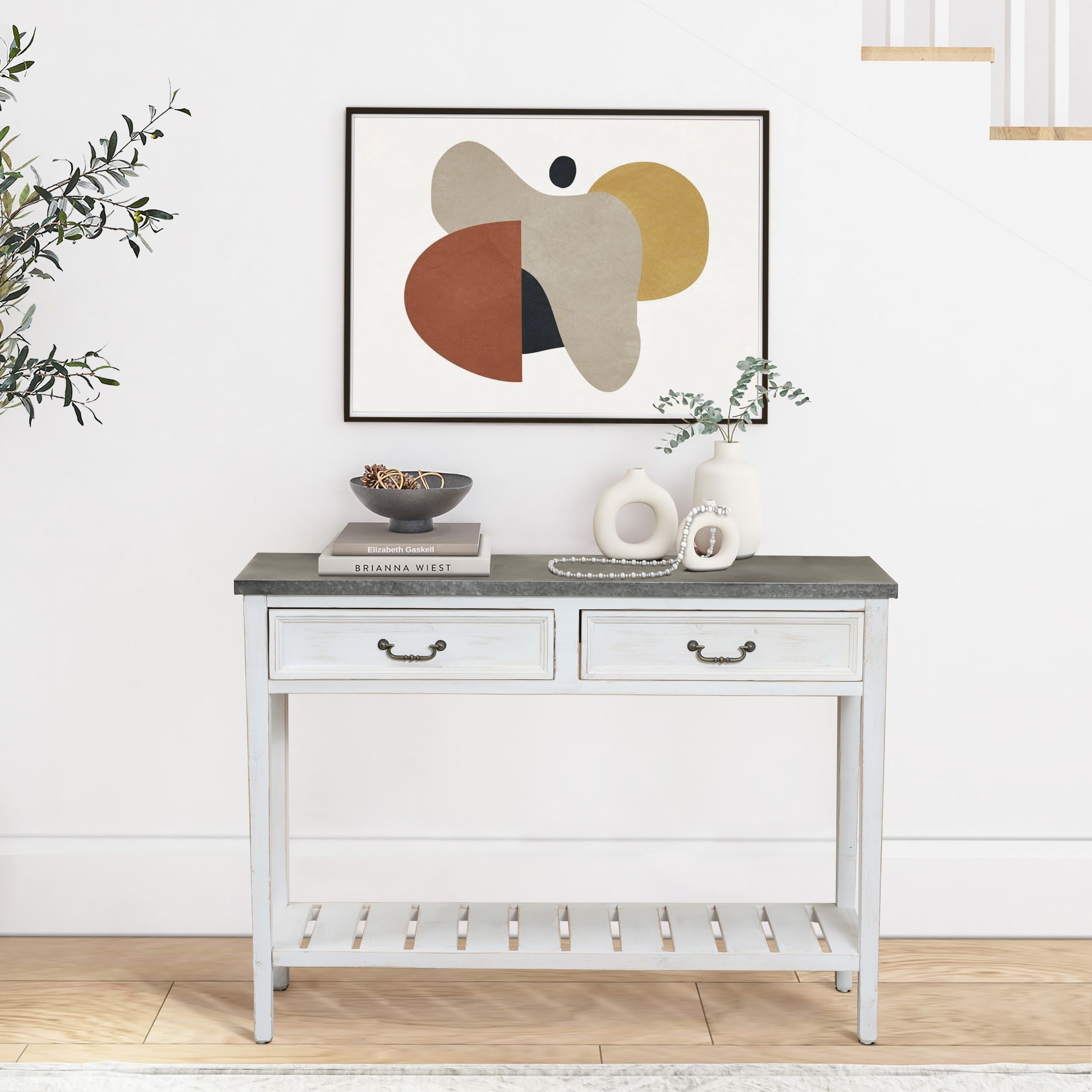 LuxenHome WHIF365 Console-Sofa-Tables - View #6
