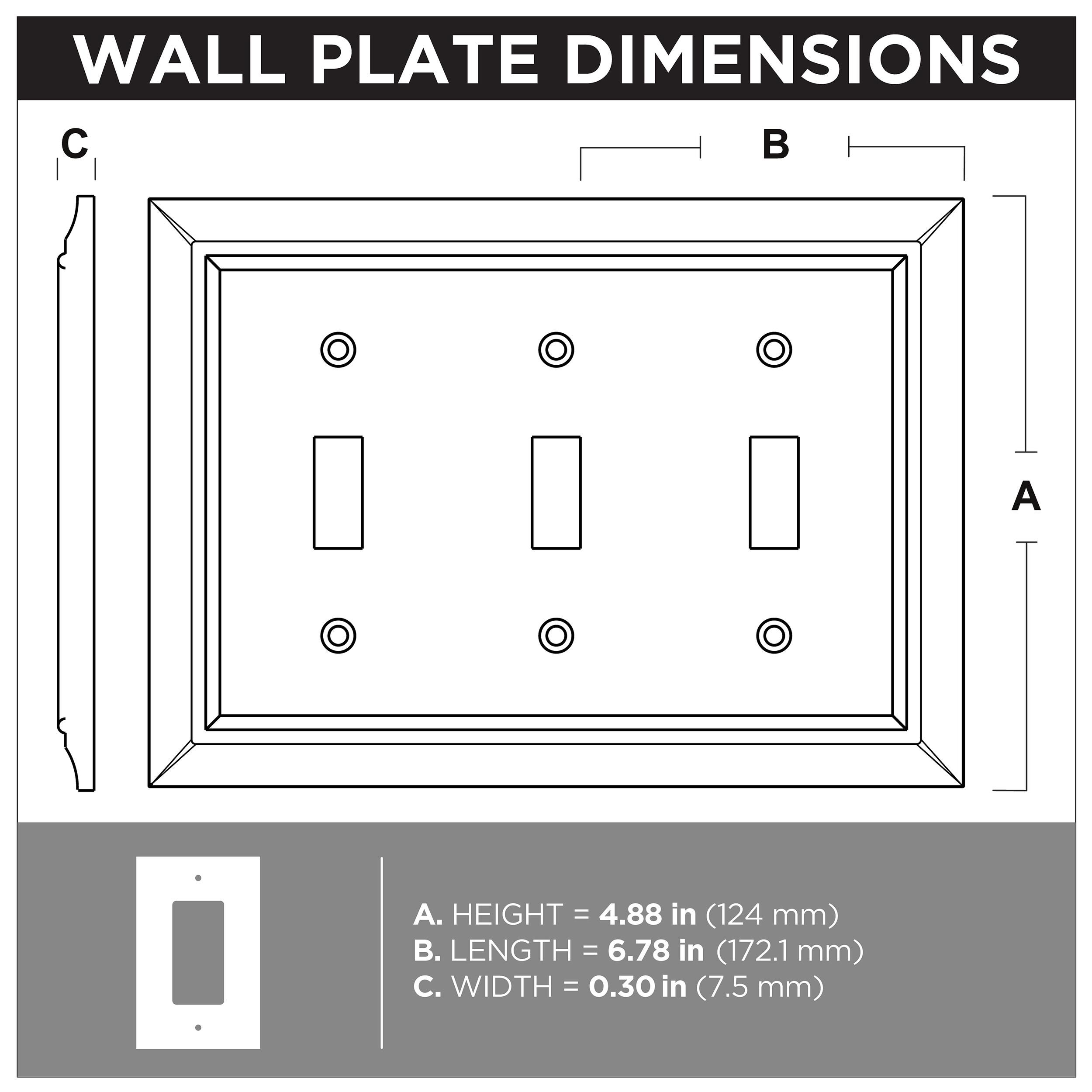allen + roth W31566-PW-KT Electrical-Wall-Plates - View #9