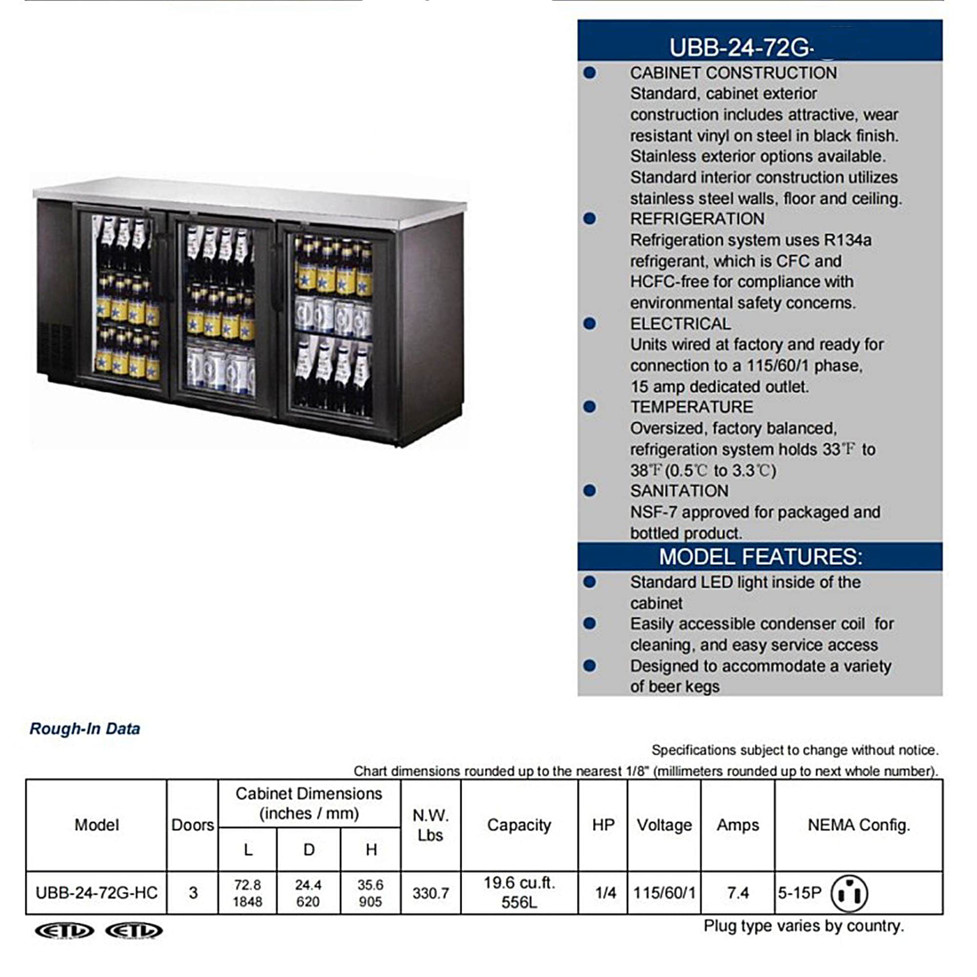 Cooler Depot 3XXUUB24-72G Beverage-Dispensers - View #6