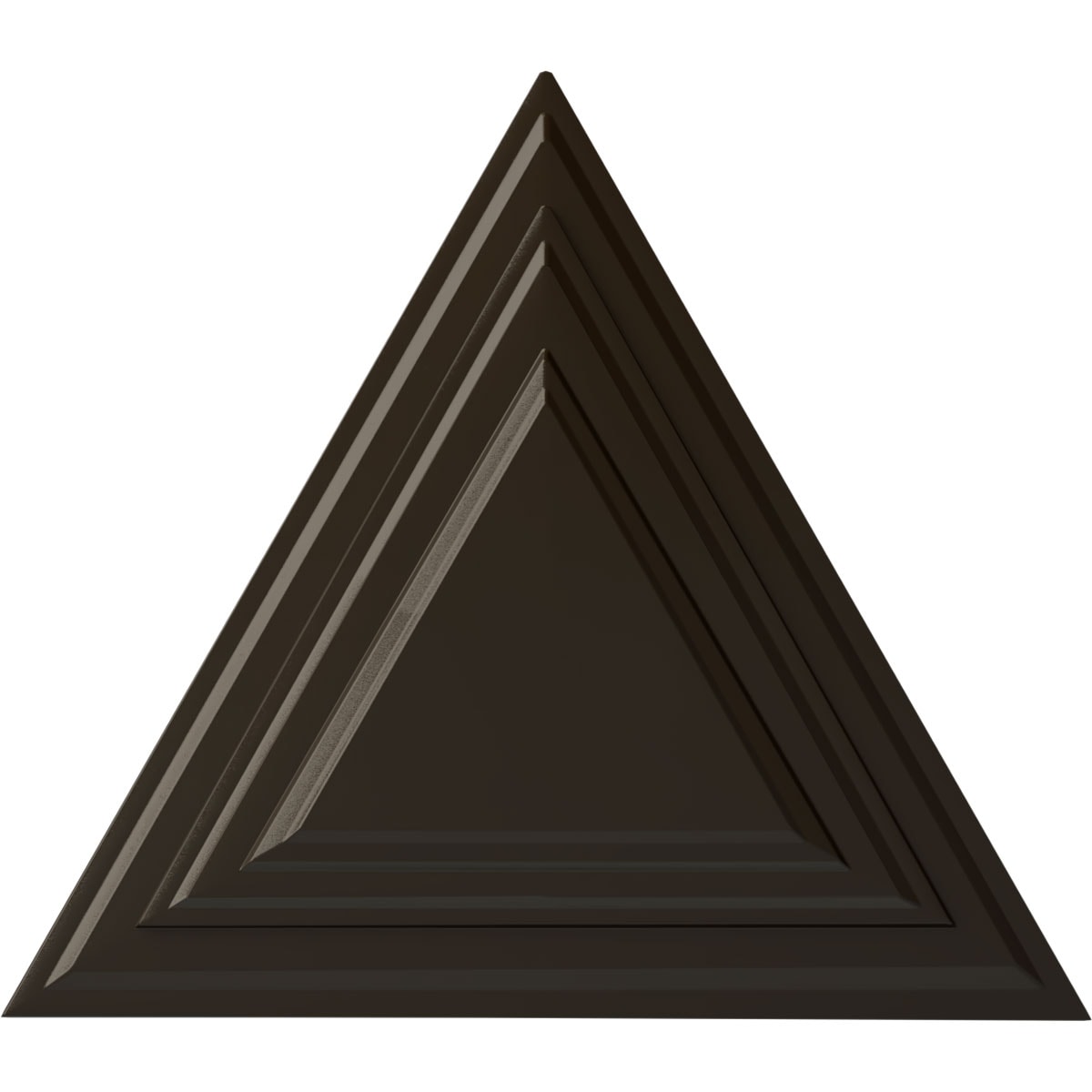 Ekena Millwork CM19TGSHF Triangle 19-in W x 16.625-in L Stone Hearth Polyurethane Ceiling Medallion