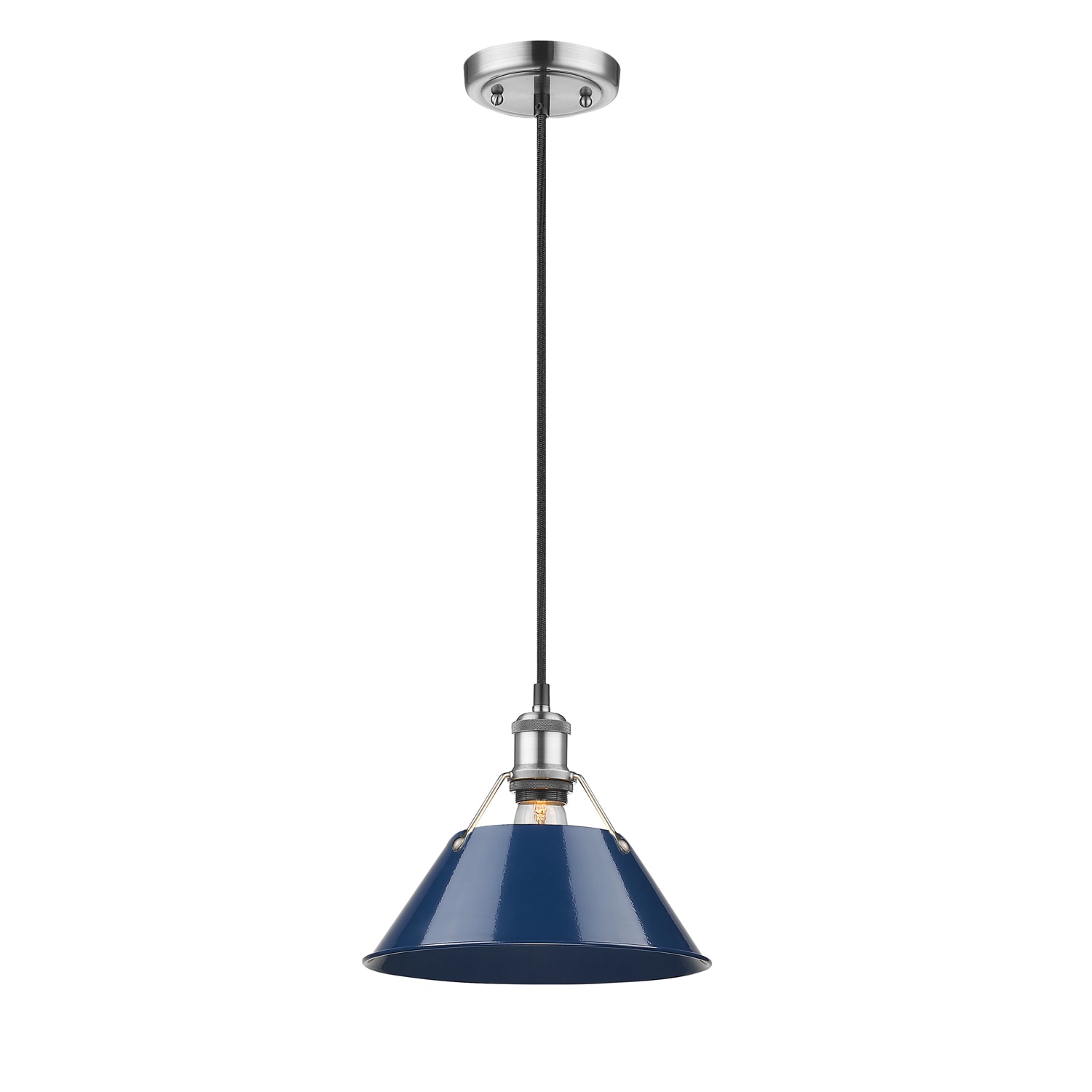 Golden Lighting 3306-M PW-NVY Pendant-Lights - View #2