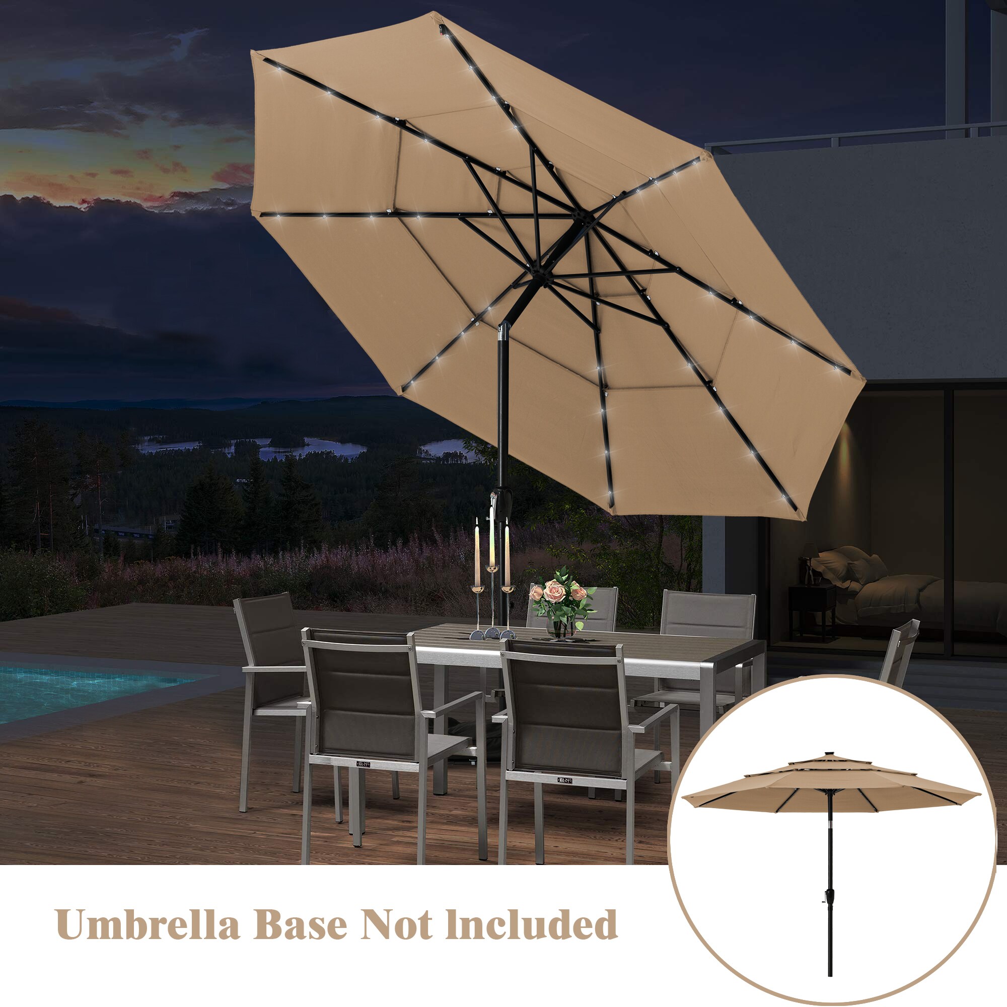 Clihome CLI-21ED42-1-TN Umbrellas-2 - View #3