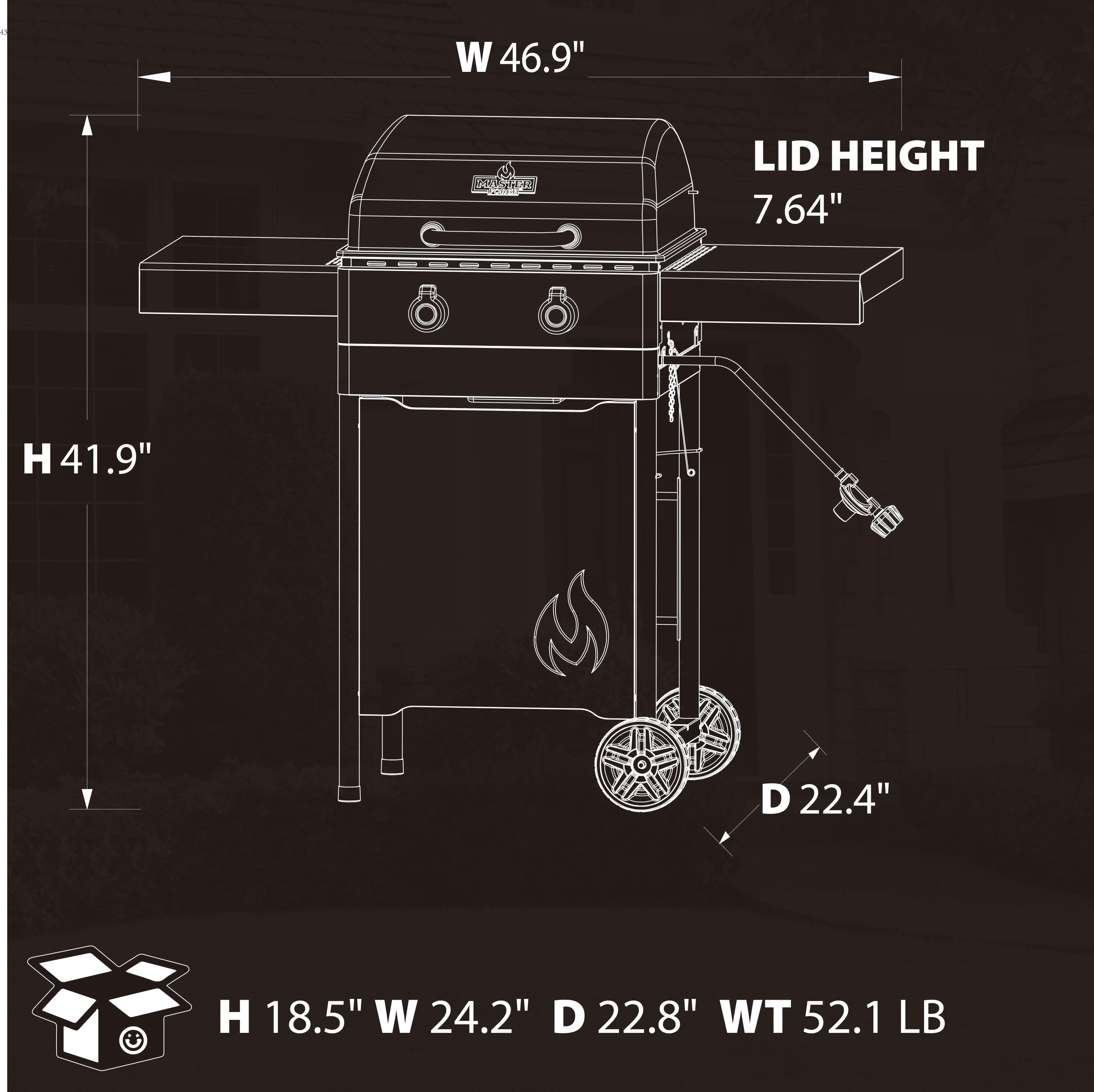 Master Forge GBC23021LE Gas-Grill - View #15