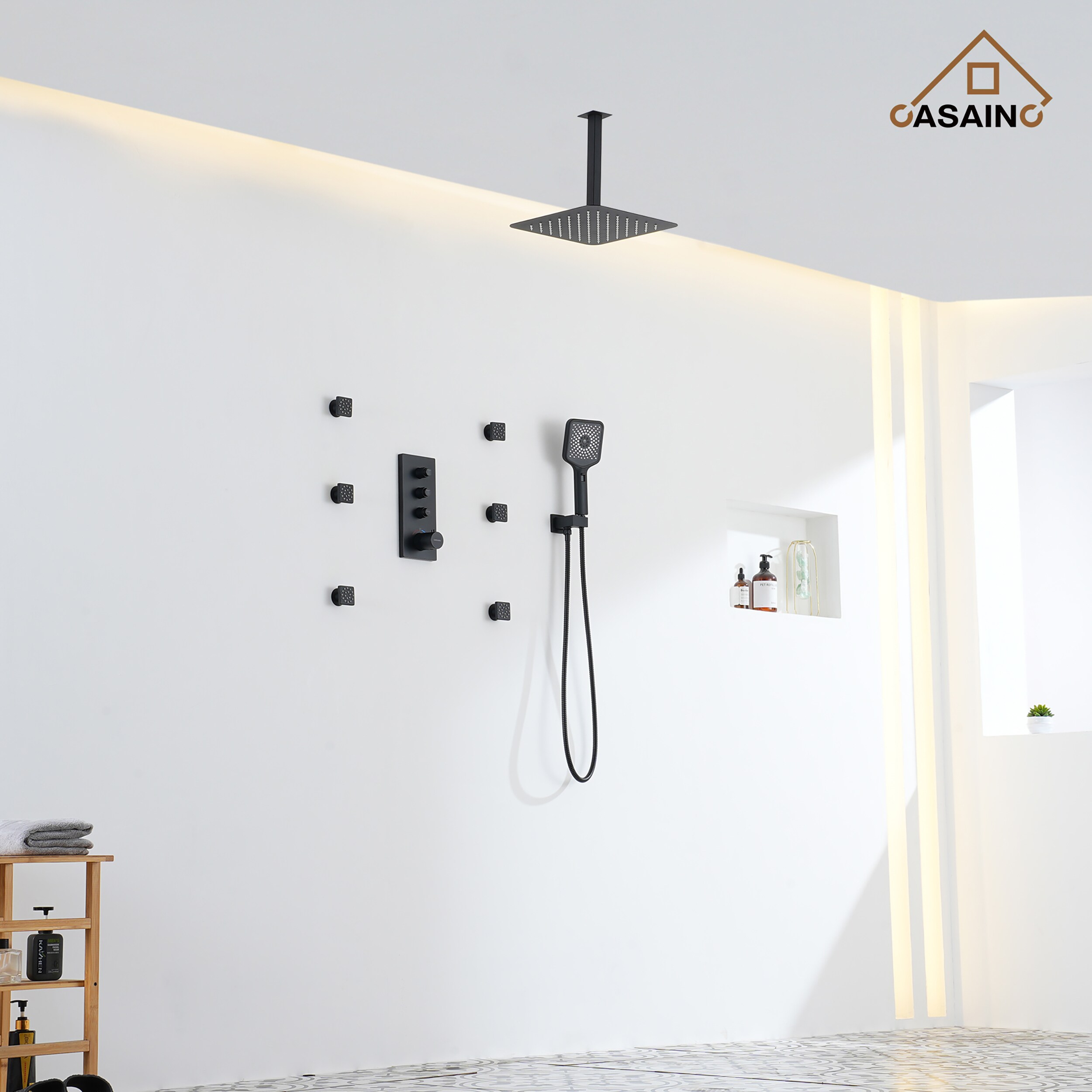 CASAINC CA-102009EB-3 Showerhead-Bar-Panels - View #2