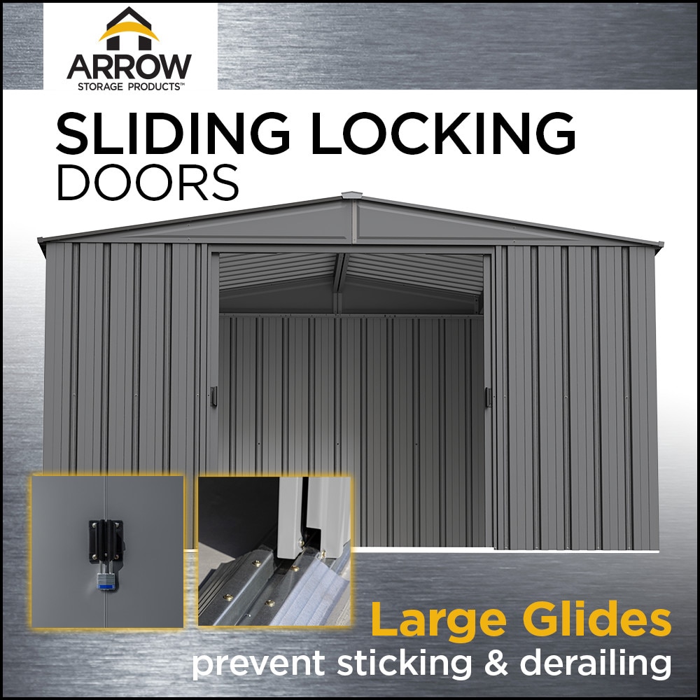 Arrow ASG810CC Metal-Storage-Buildings-Sheds - View #6