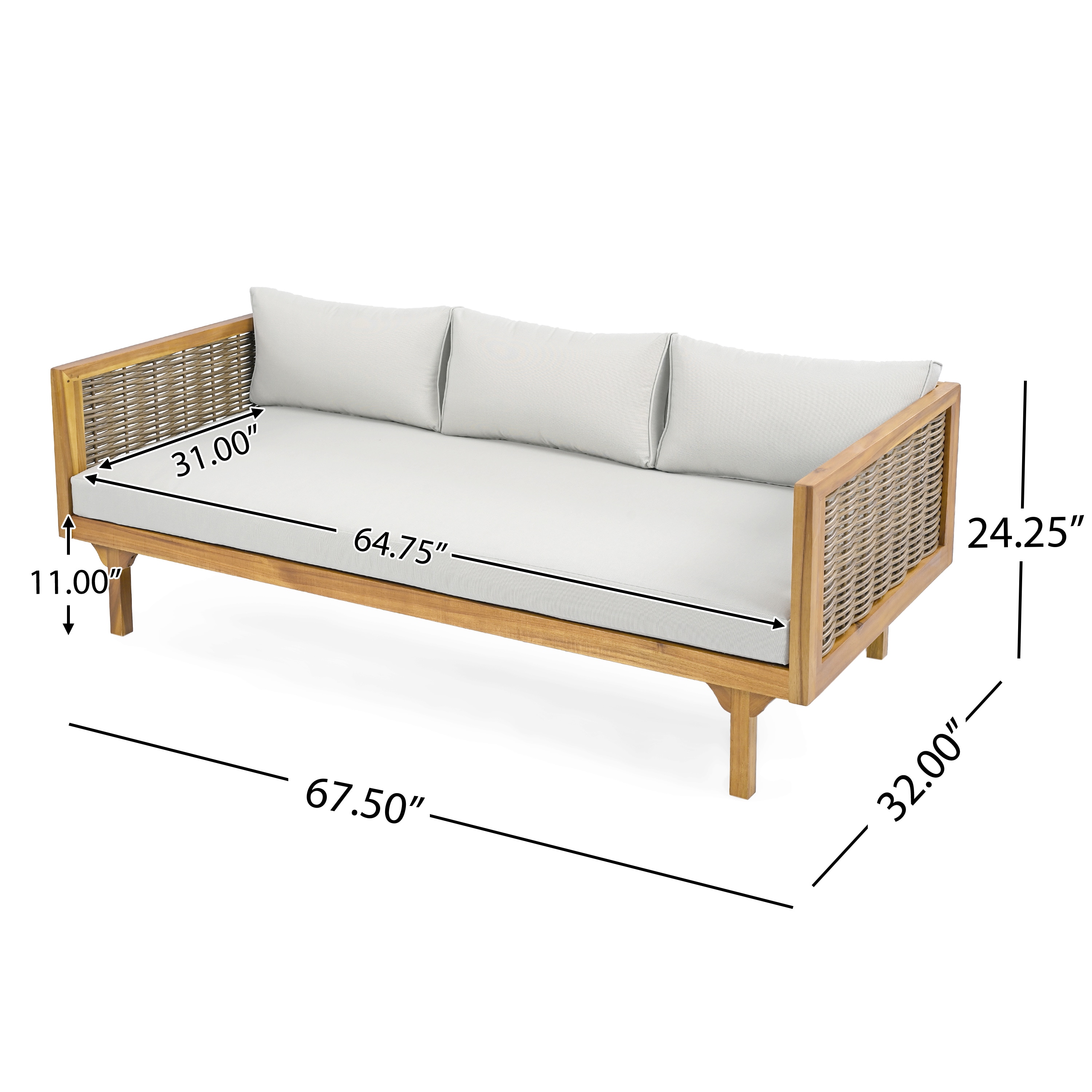 ModernLuxe L-N770P205570L Patio-Sofas-Daybeds - View #3