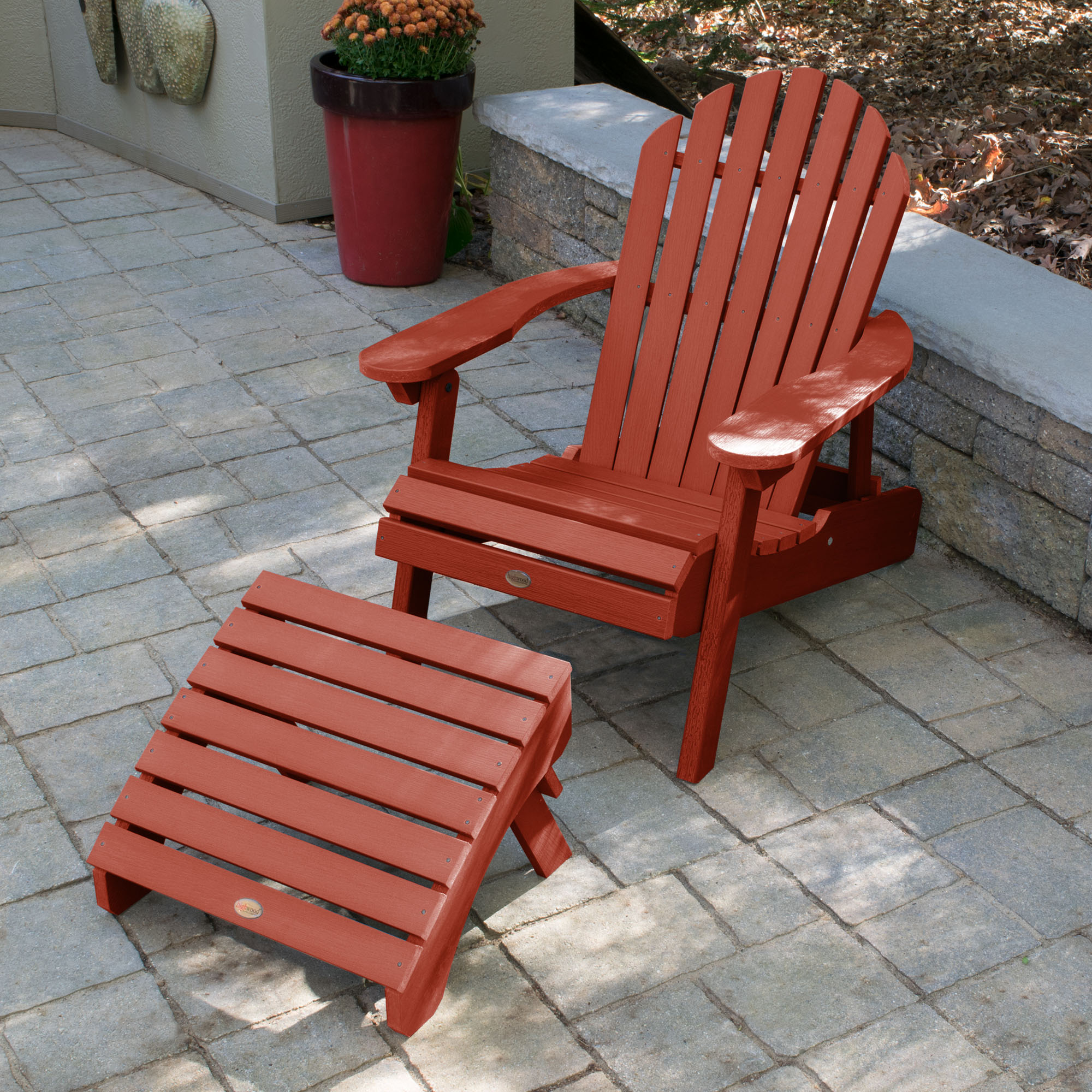 highwood AD-KITCHL1-RED Patio-Chairs - View #3