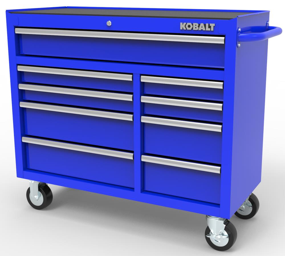 Kobalt 42-in W x 59-in H 13 Ball-bearing Steel Tool Chest Combo