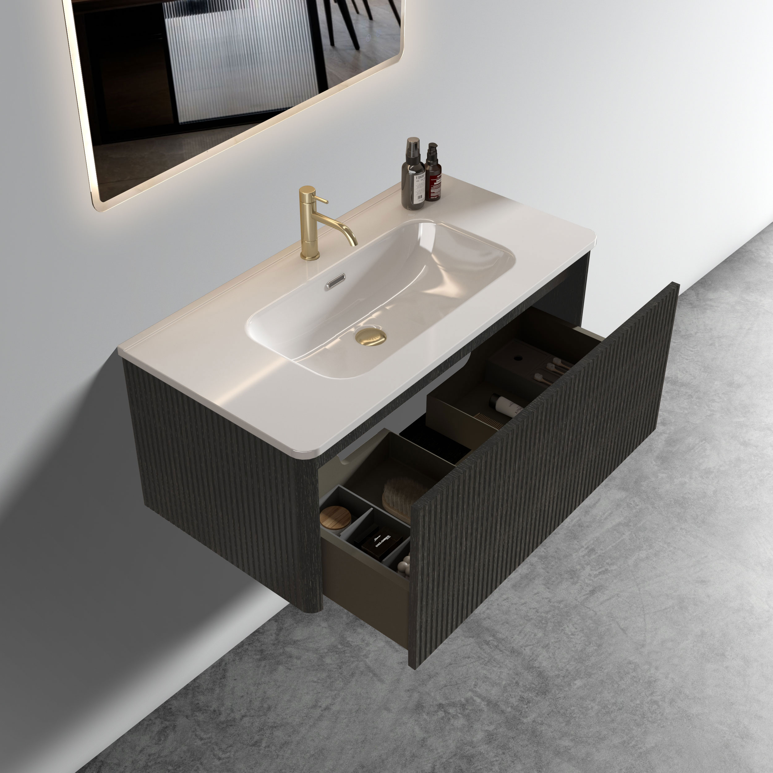 WELLFOR WA-BGF-7248 Bath-Vanity-Combo - View #6