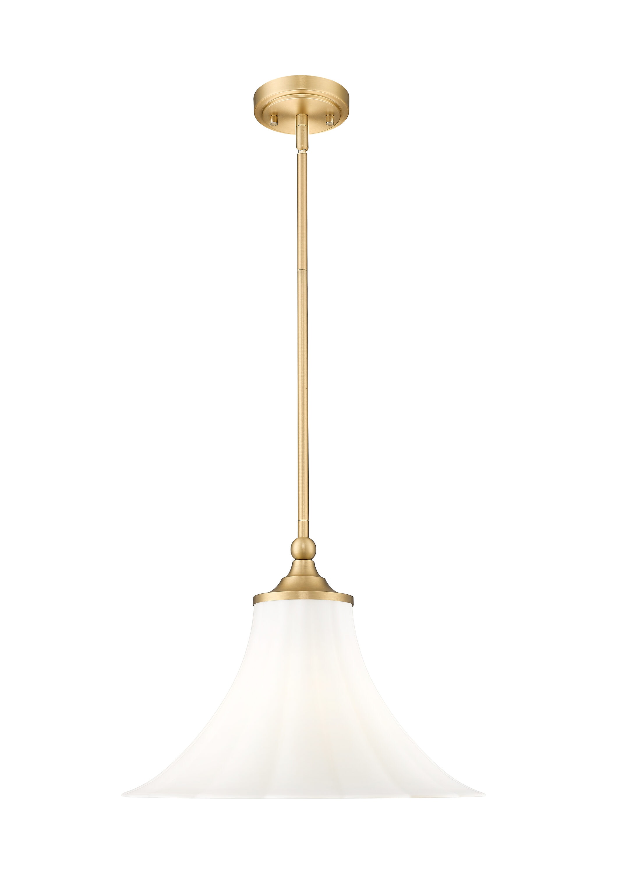 Z-Lite Fleur Modern Gold 12.5 in 1 Light Pendant