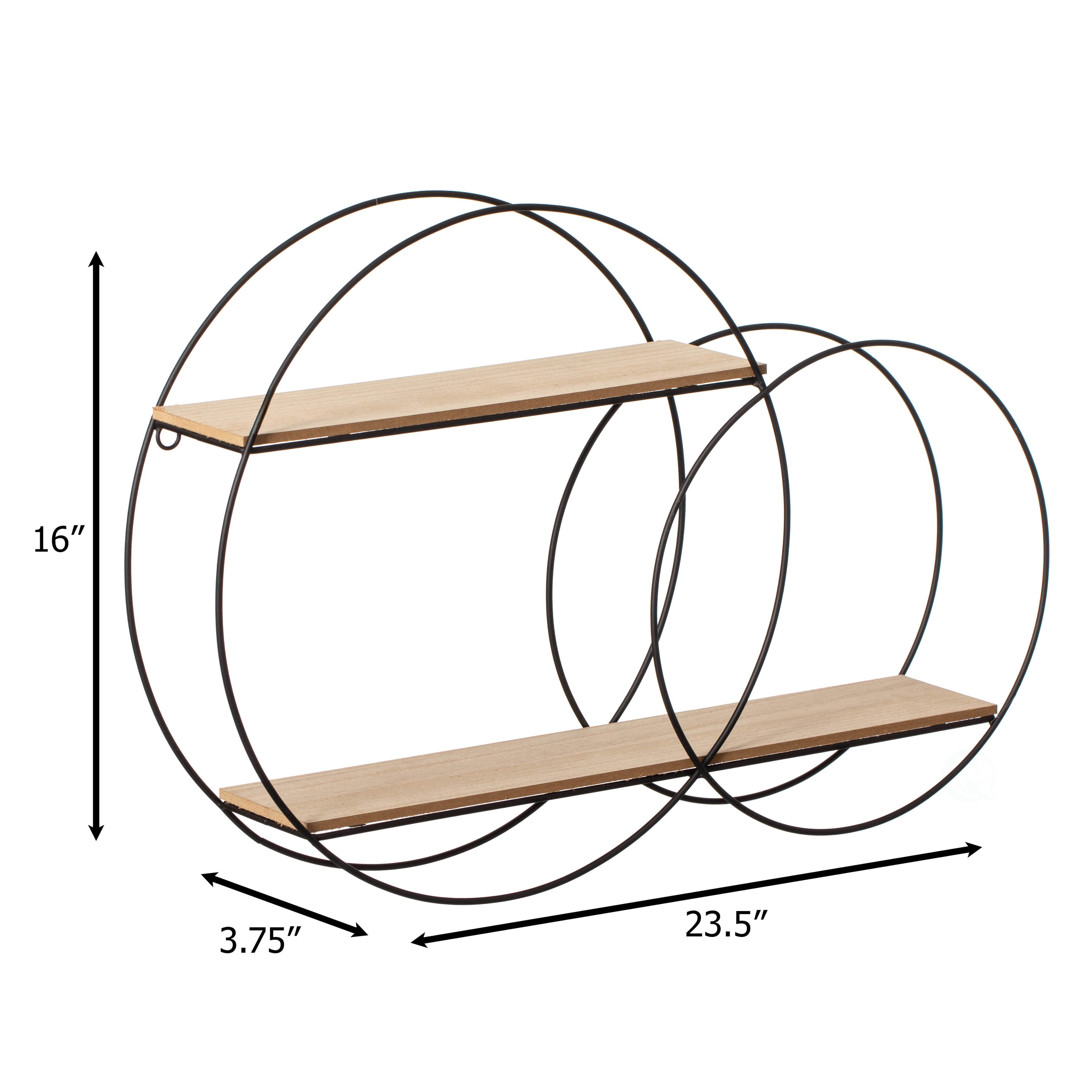 Vintiquewise QI004691.RO2 Wall-Mounted-Shelving - View #4
