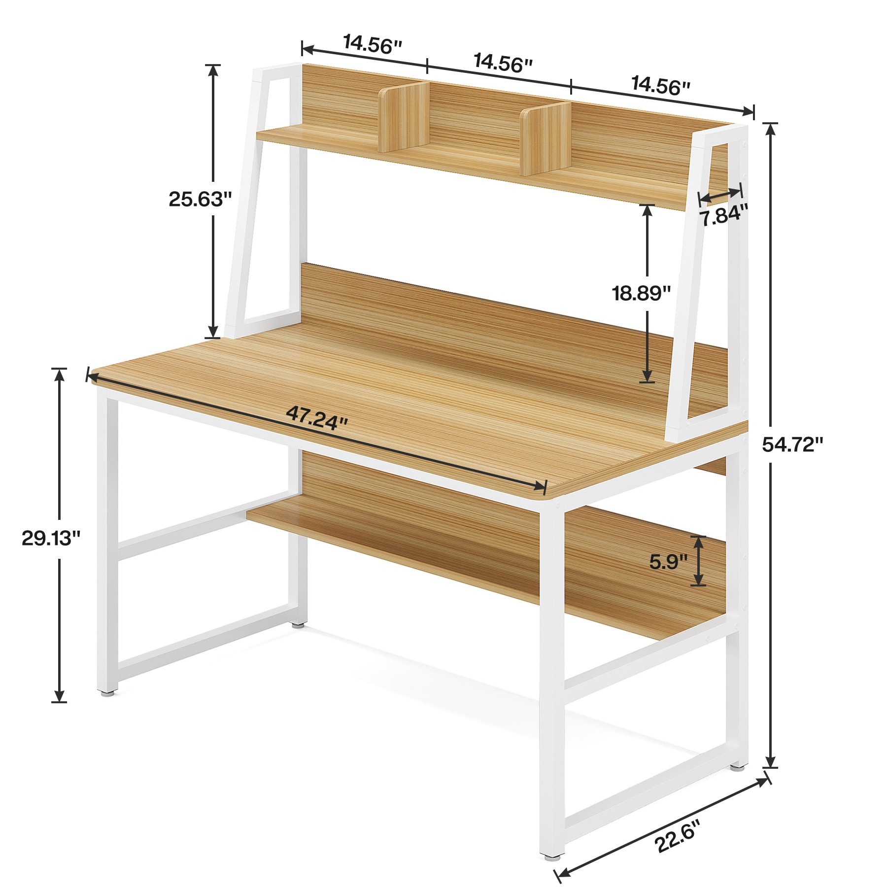 Fnova LWTJ-HL0135 Office-Tables - View #3