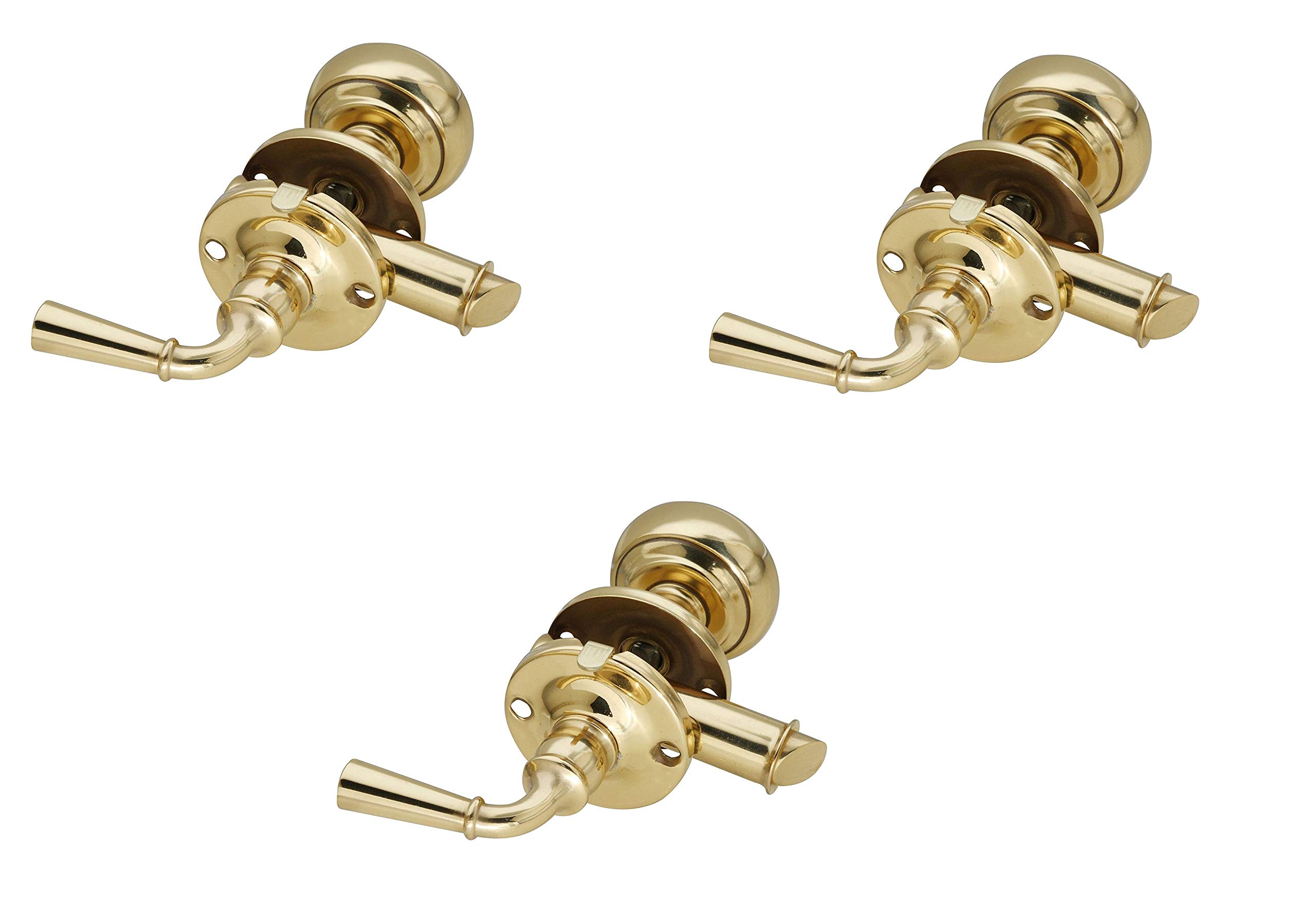 National Hardware N100-047 Storm Door Latch BRS Sold as 3 Pack #DIB-AN-241318QT-909D