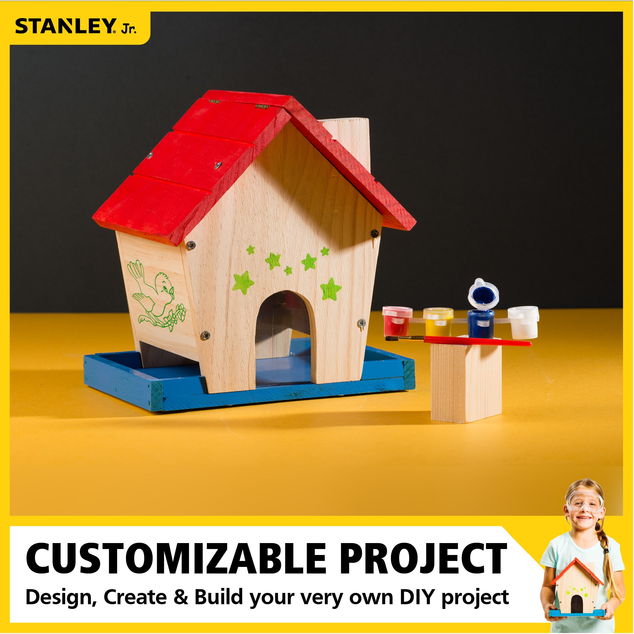 Stanley Jr. OLK020-SY Kids-Woodworking-Project-Kits - View #6