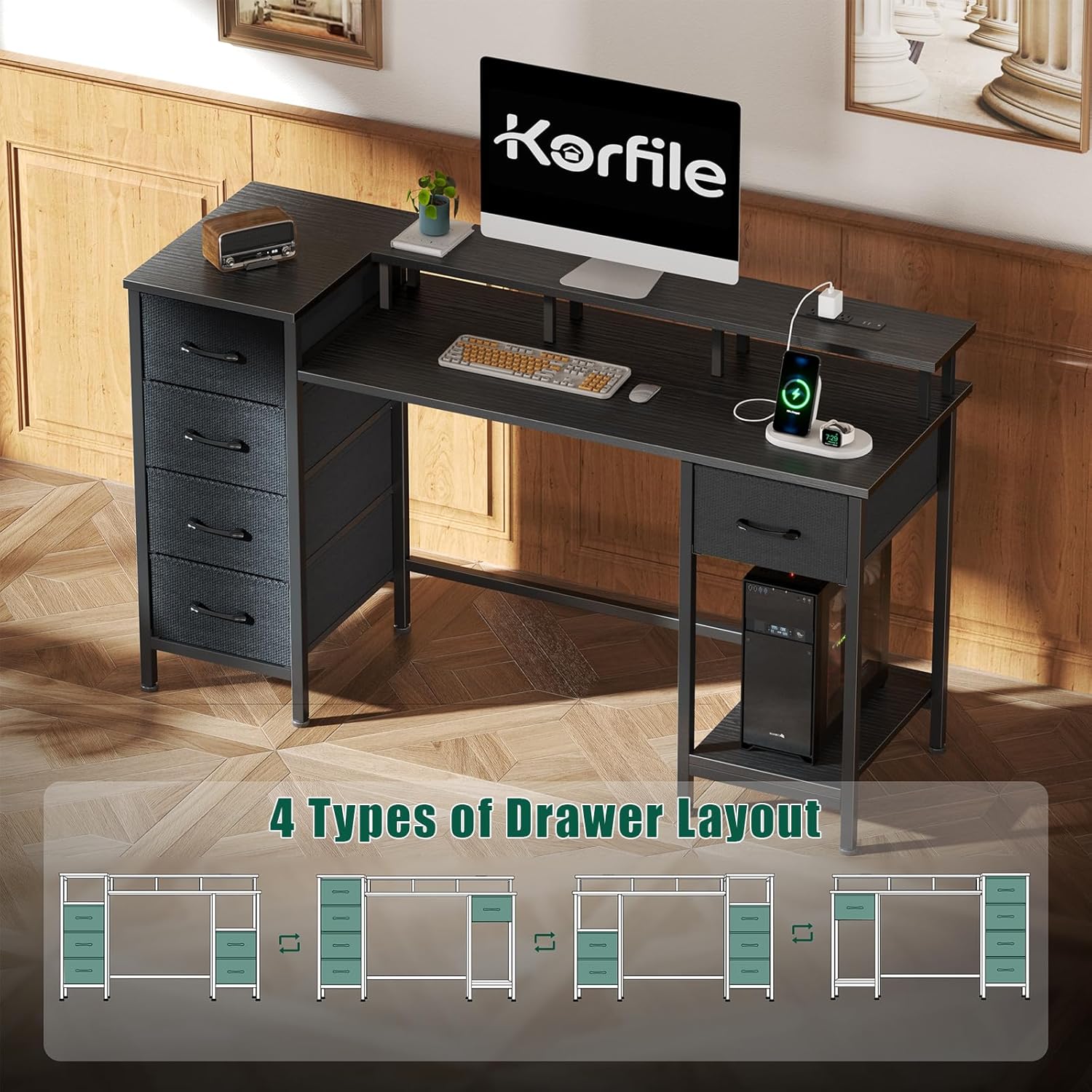 Furologee CD-031V1-CL-55-1-B desks - View #7
