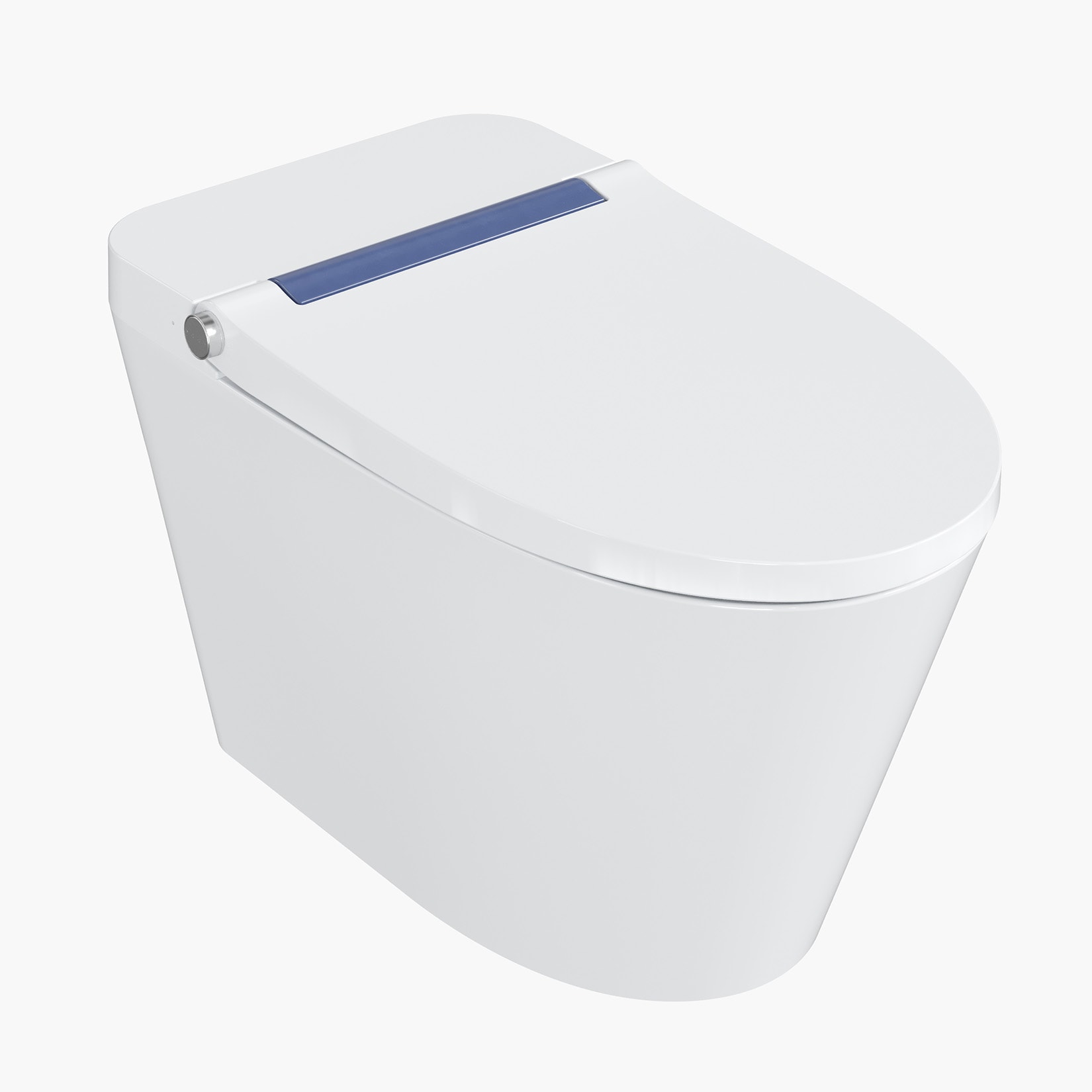 Aoile - Wall Mount Smart Ceramic Toilet with Full Bidet Functions Remote Control