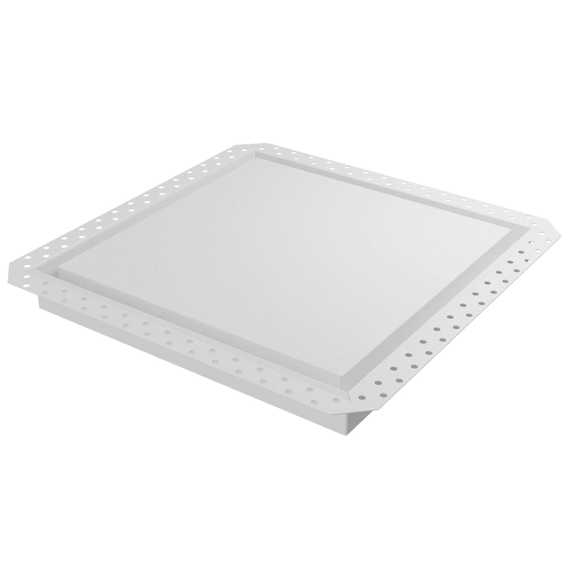 Fittes 14.25-in x 14.25-in Steel Satin white Sidewall/Ceiling Return air grille