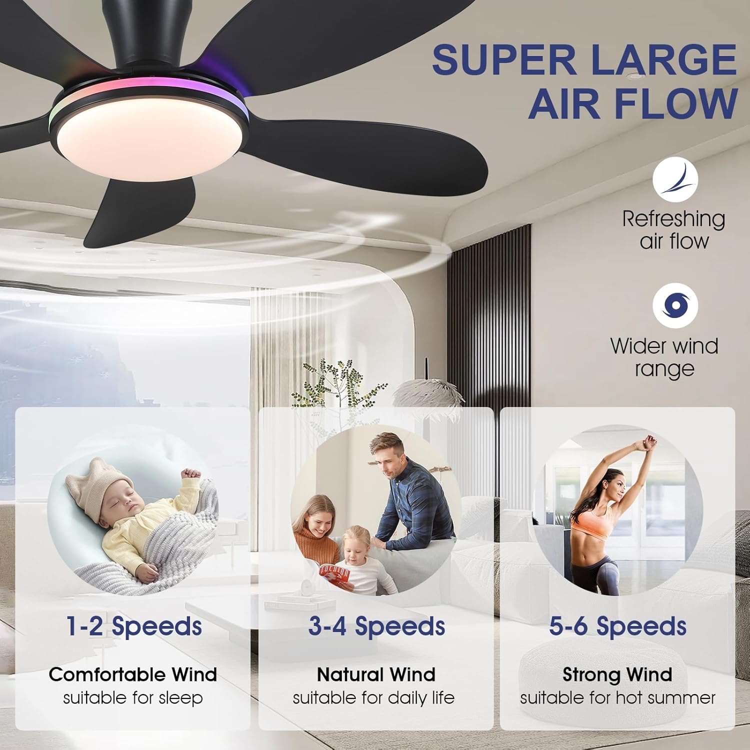 Kviflon LS8907-48 Ceiling-Fans - View #6
