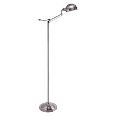 Silver Swing Arm Floor Lamp, 5 Arm Floor Lamp Ore International