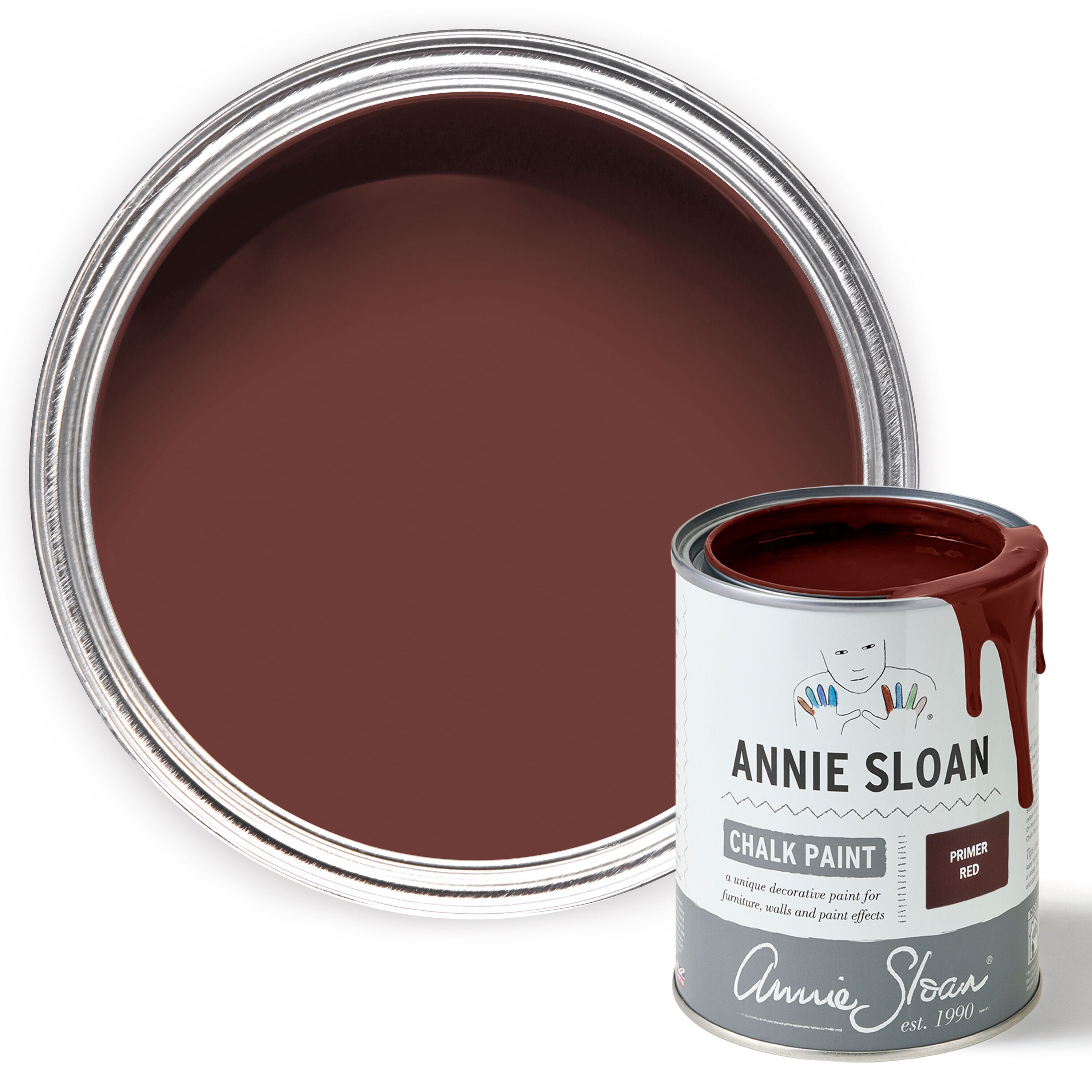 Annie Sloan P020PRD.X101.01 Flat Primer Red Chalky ( 1-quart )