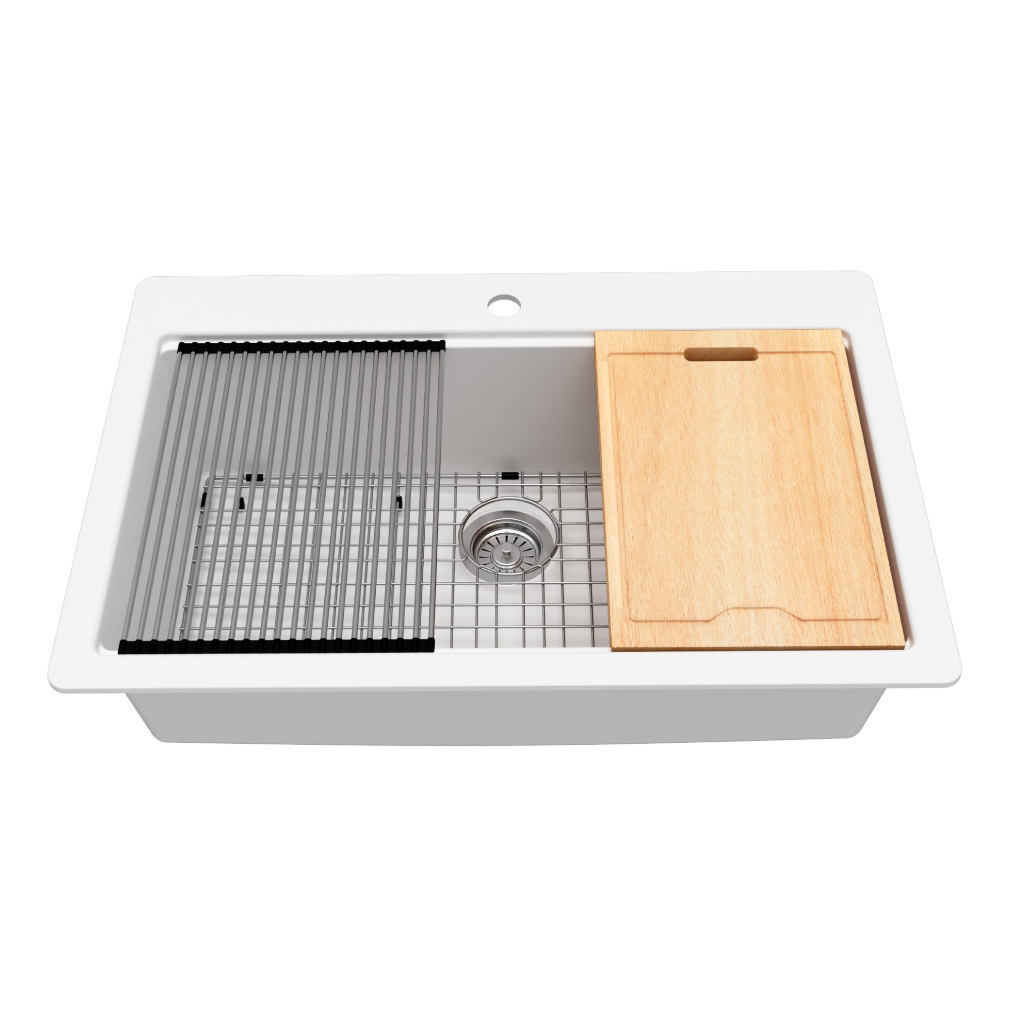allen + roth GT1075WHT Kitchen-Sinks - View #2