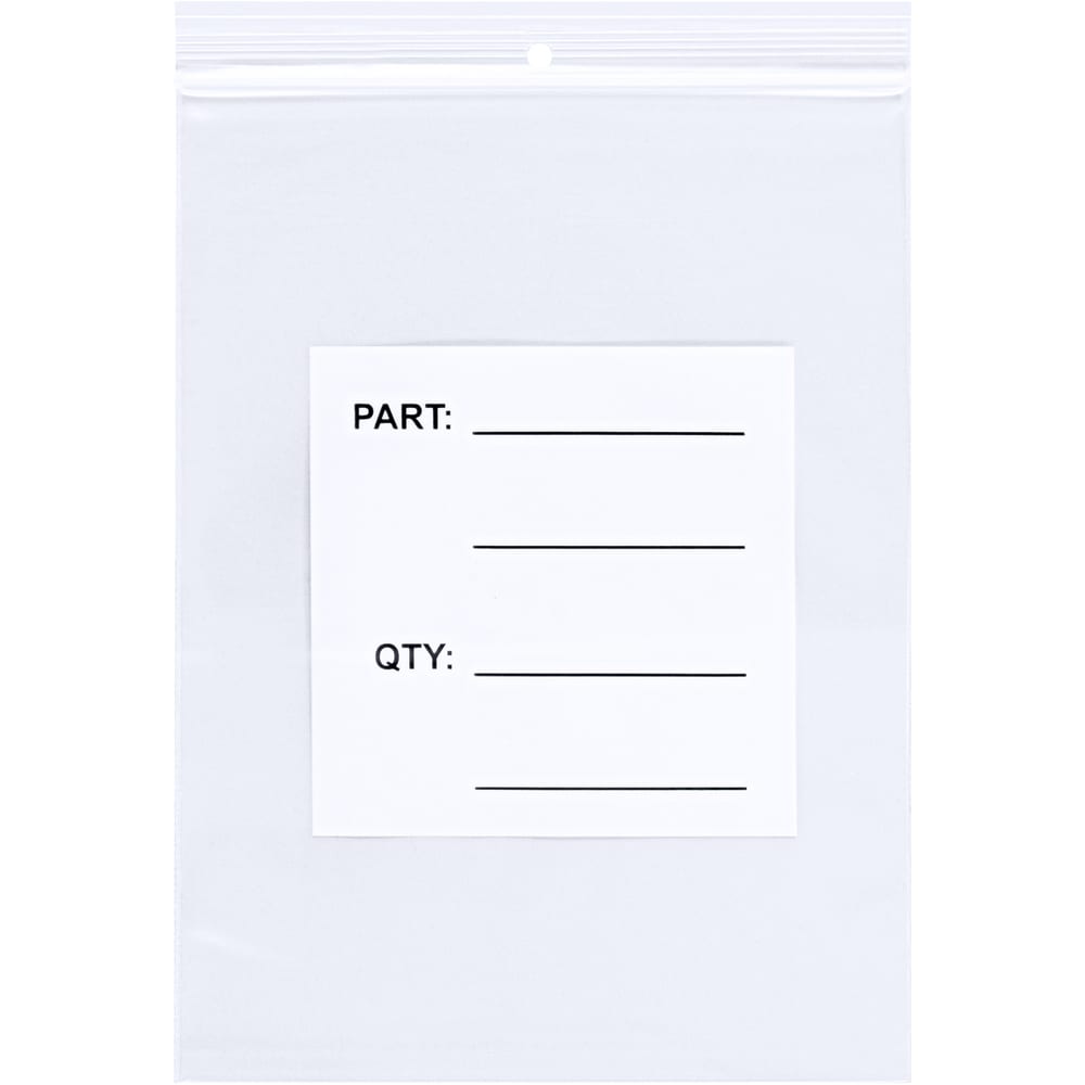 POLY LOGIC PB12004 1000 -Count Small Heavy Duty Clear Storage Bags ( 6-Inches H x 4-Inches W )