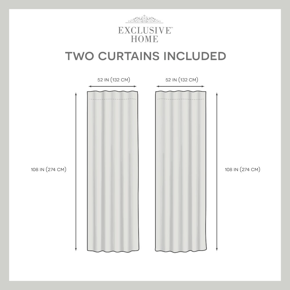 Exclusive Home EH8324-04 2-108H curtains - View #5