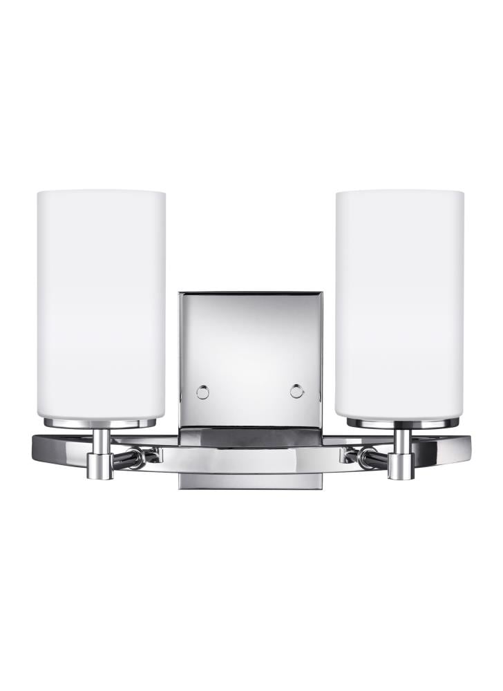 Generation Lighting Mercer 13.56-in 2-Light Chrome Modern/Contemporary ...