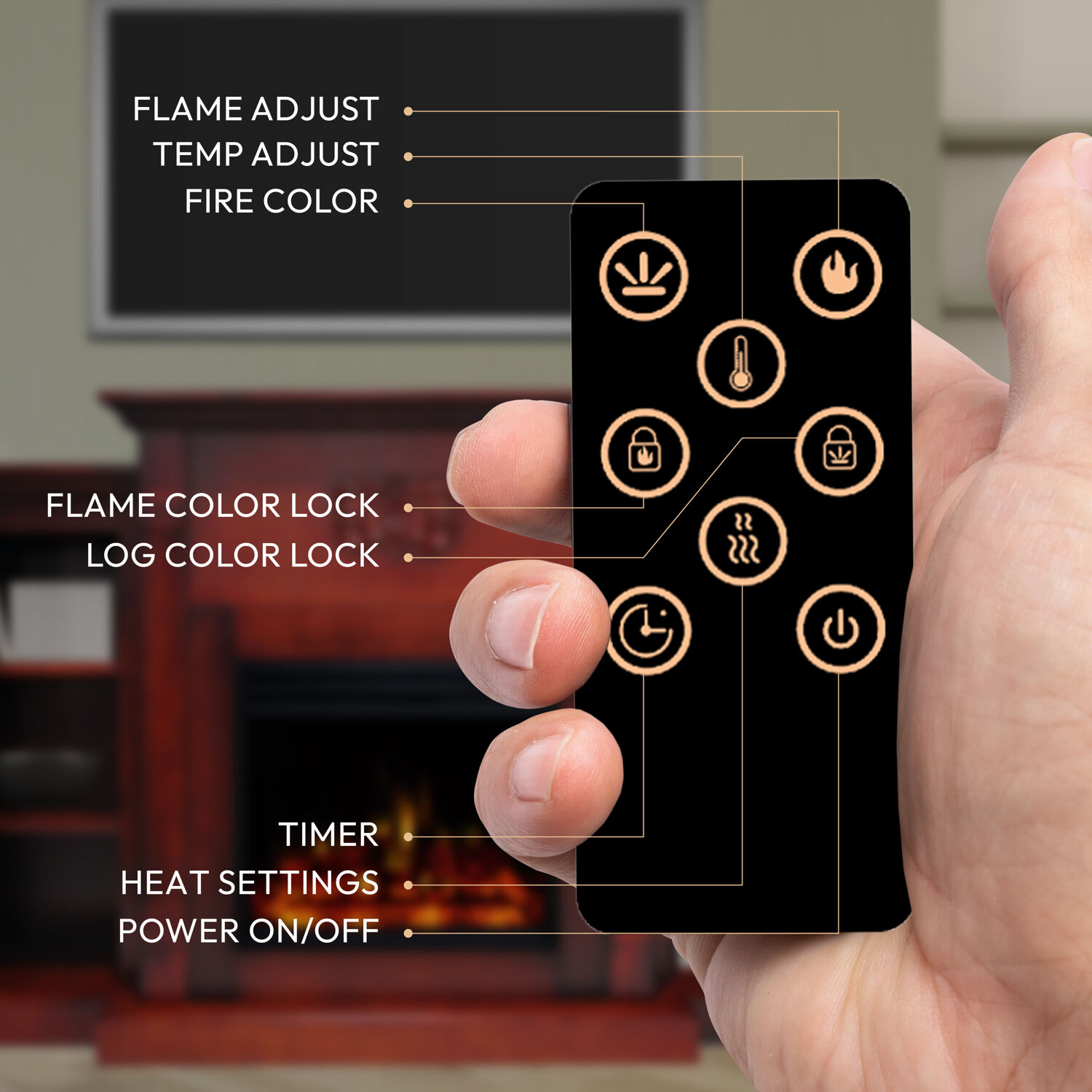 Cambridge CAM7233-1CHRLG3 Electric-Fireplaces - View #5