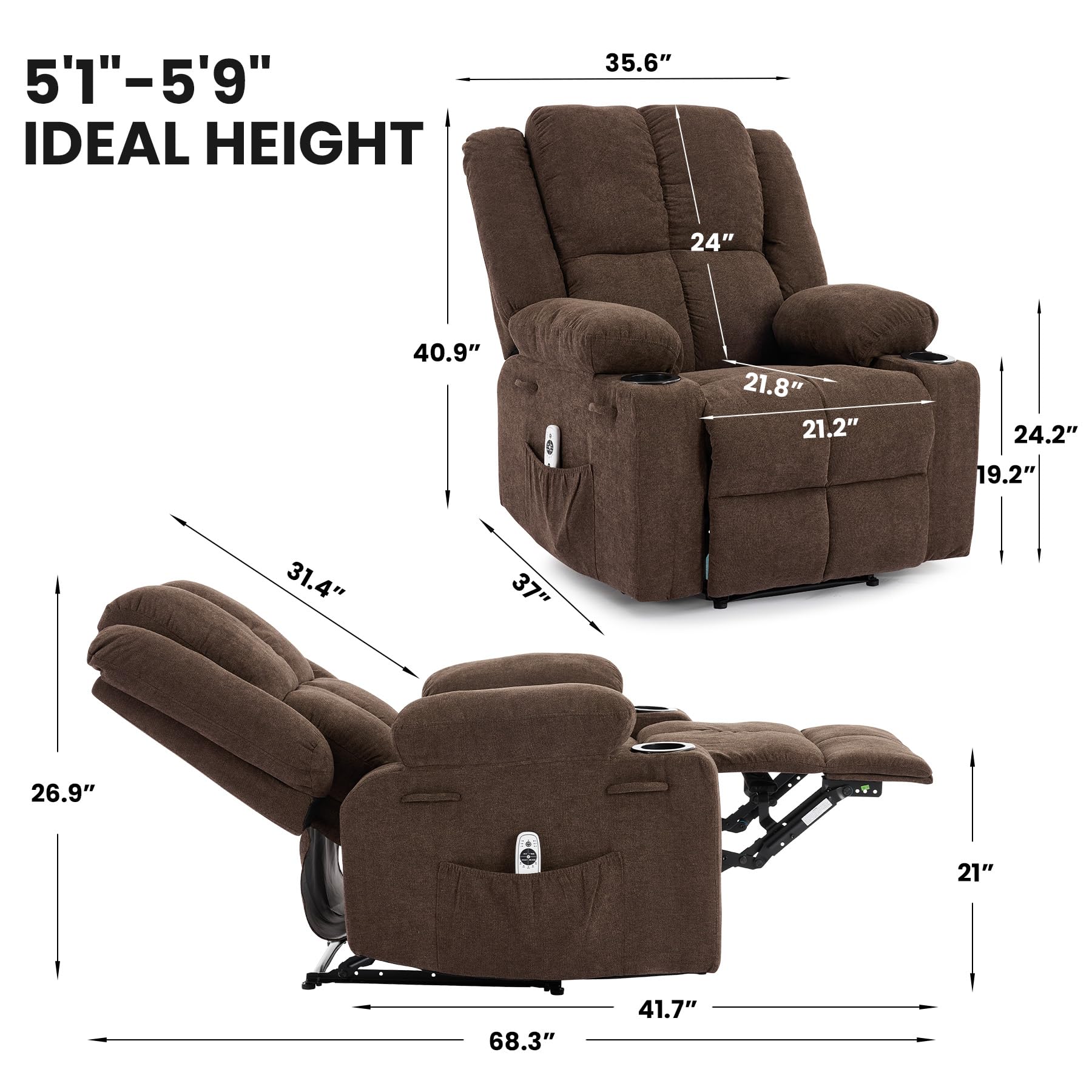 GarveeLife CLJ-JCXTEI-UEIH2YWC recliners - View #4