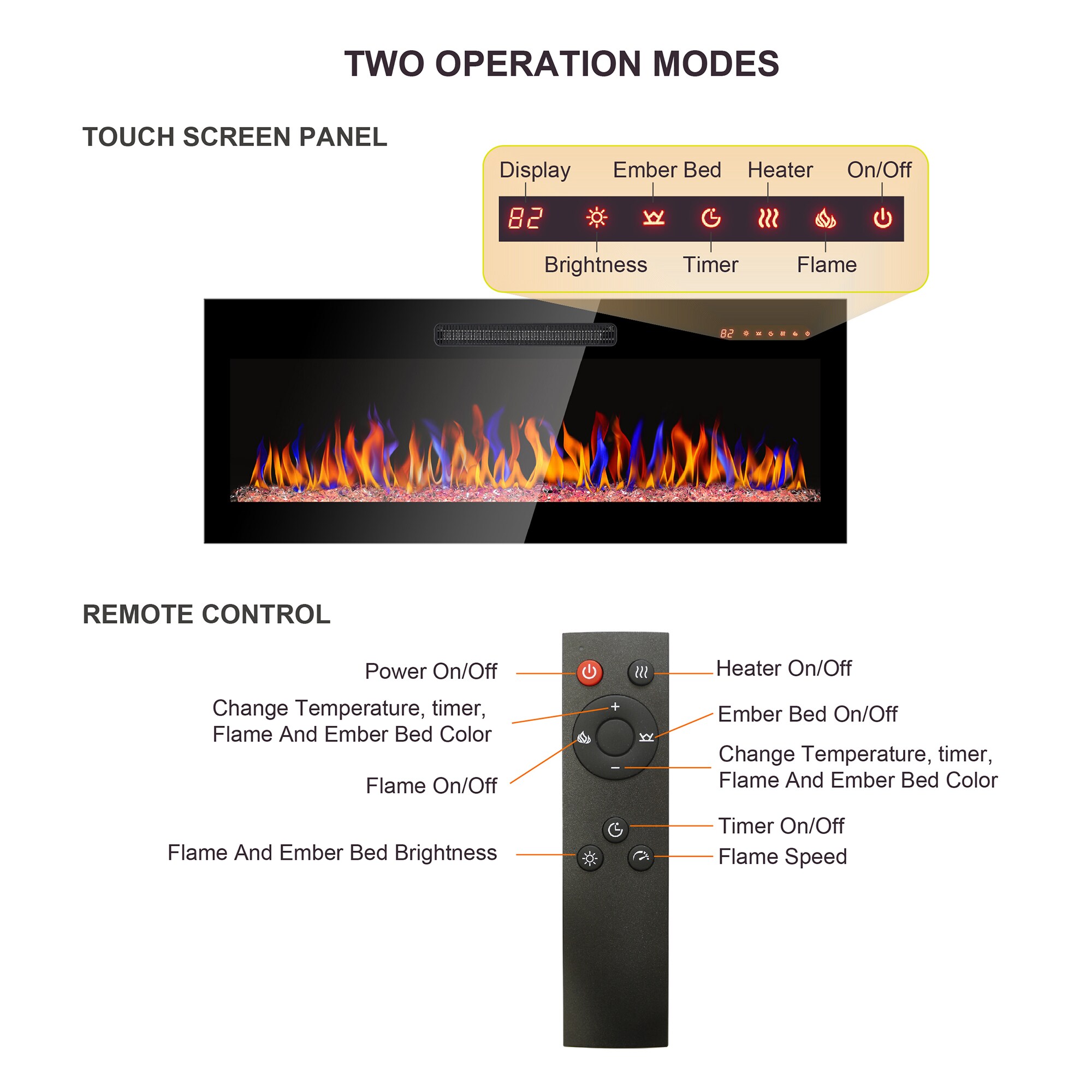 Bybafun YD4200006 Electric-Fireplaces - View #16