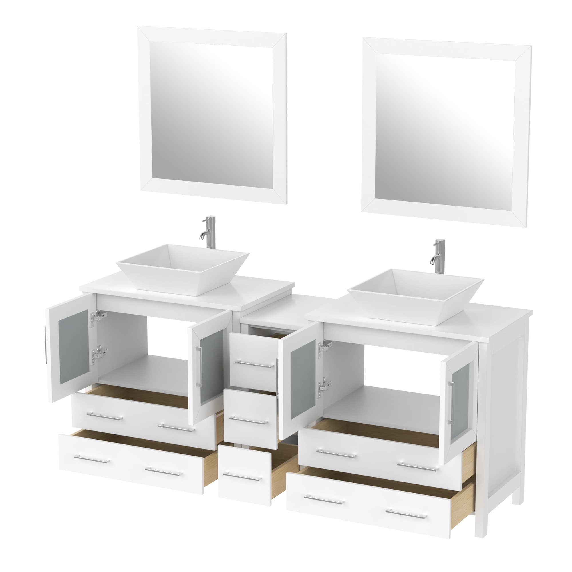 Vanity Art VA3130-72W Bath-Vanity-Combo - View #7