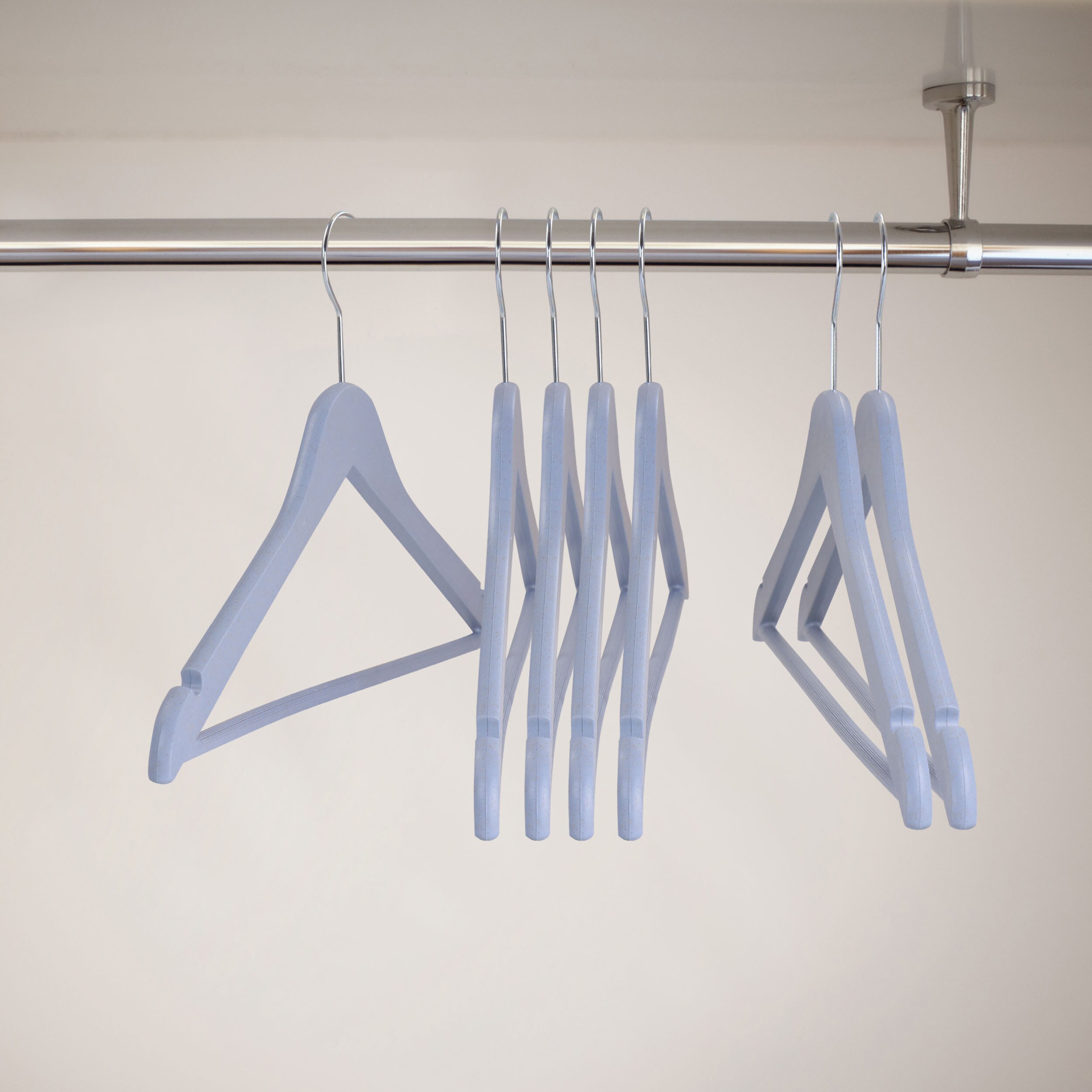 Home-it 12 PACK baby hangers with clips GRAY baby Clothes Hangers Velv –  homeitusa