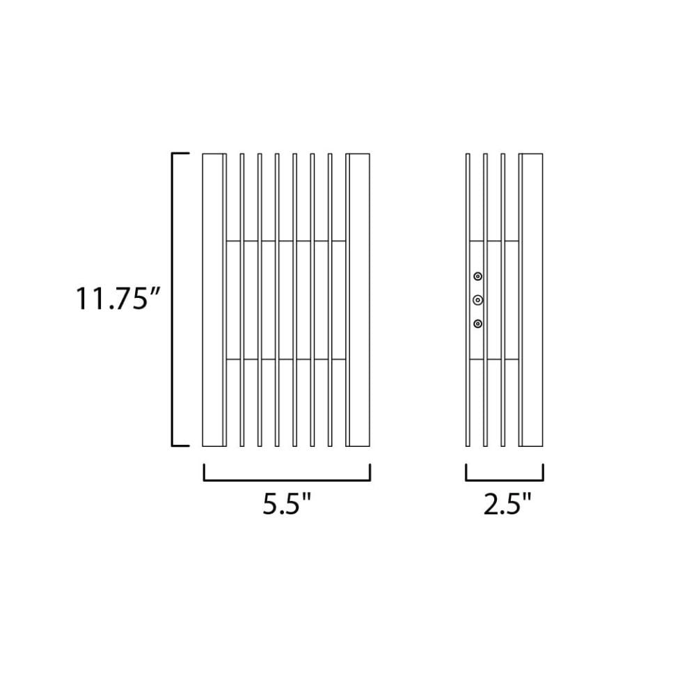 ET2 E30114-BK Outdoor-Wall-Lighting - View #3