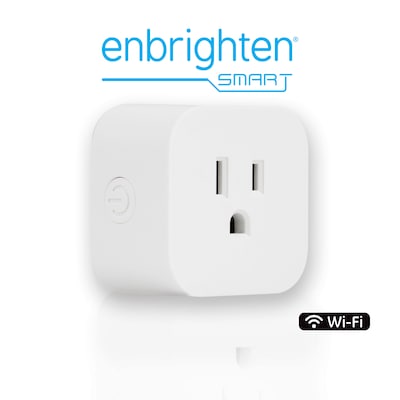 Enbrighten - Wi-Fi Smart Micro Indoor Plug-In - White