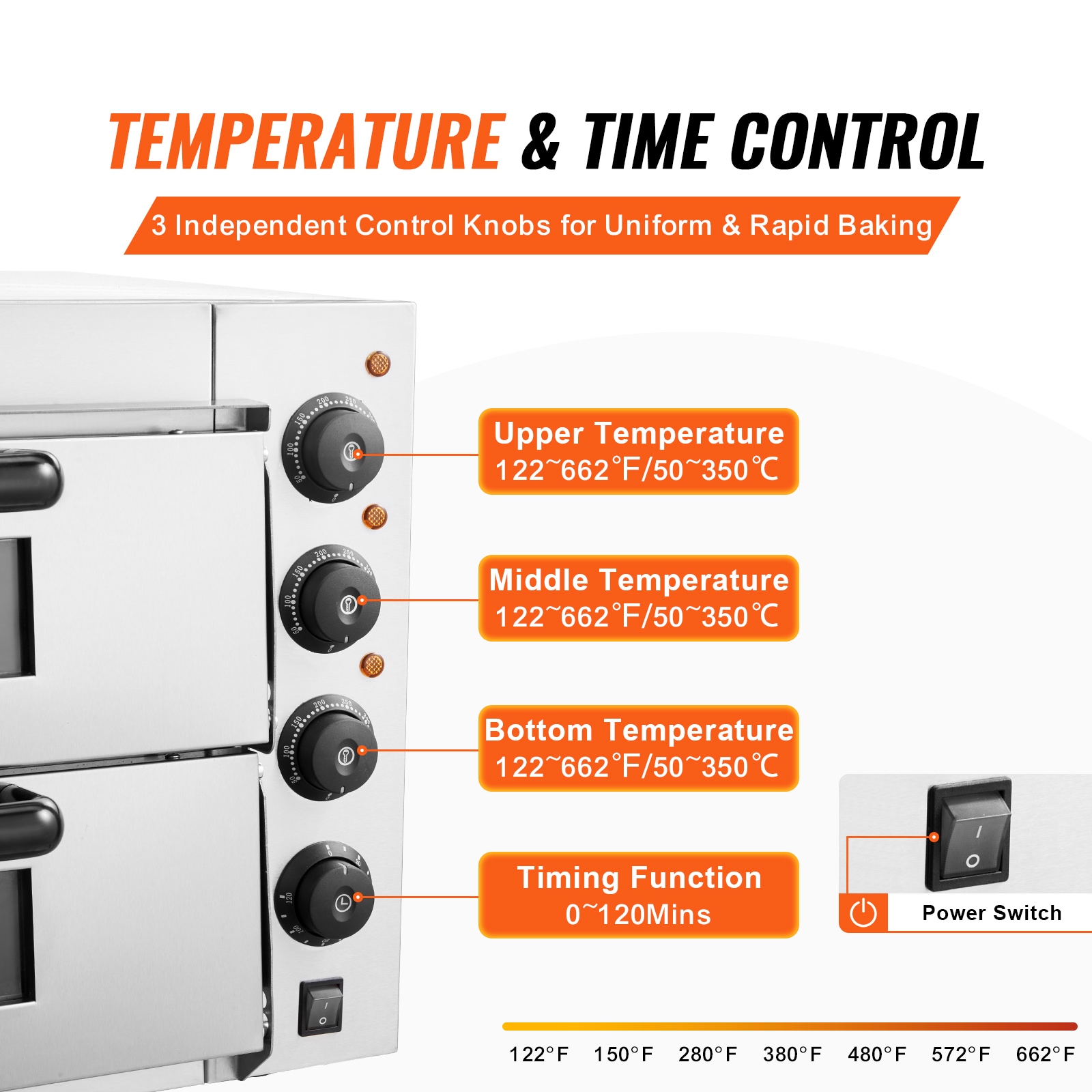 VEVOR LXBSKX142110VHGGUV1 Outdoor-Pizza-Ovens - View #5