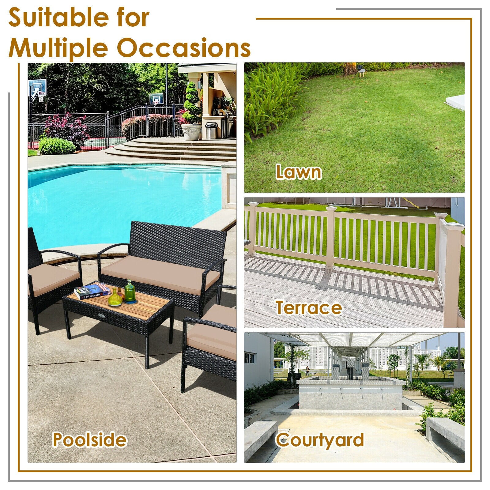 CASAINC WF-HW67328BN Patio-Conversation-Sets - View #6