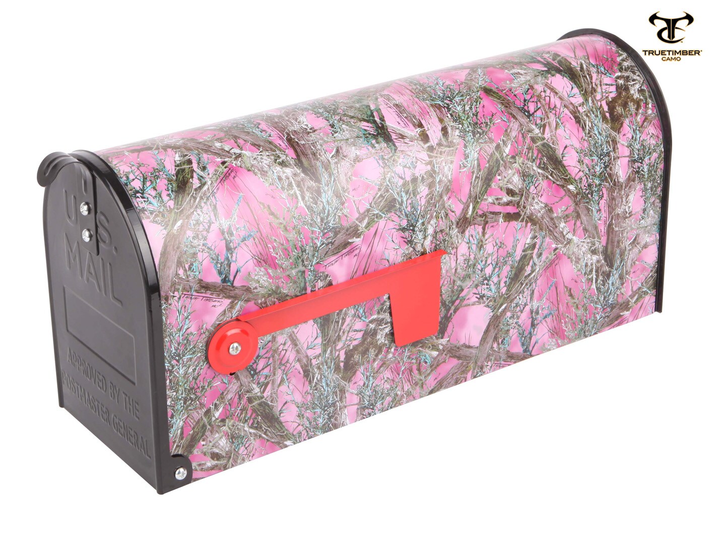S.A.W. 25-072 Post Mount Metal Mailbox