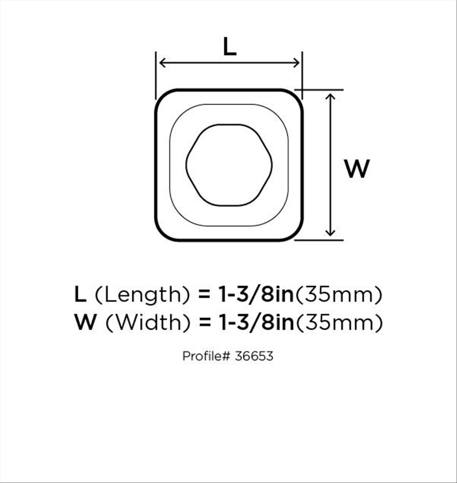 Amerock BP36653CGM Cabinet-Knobs - View #7