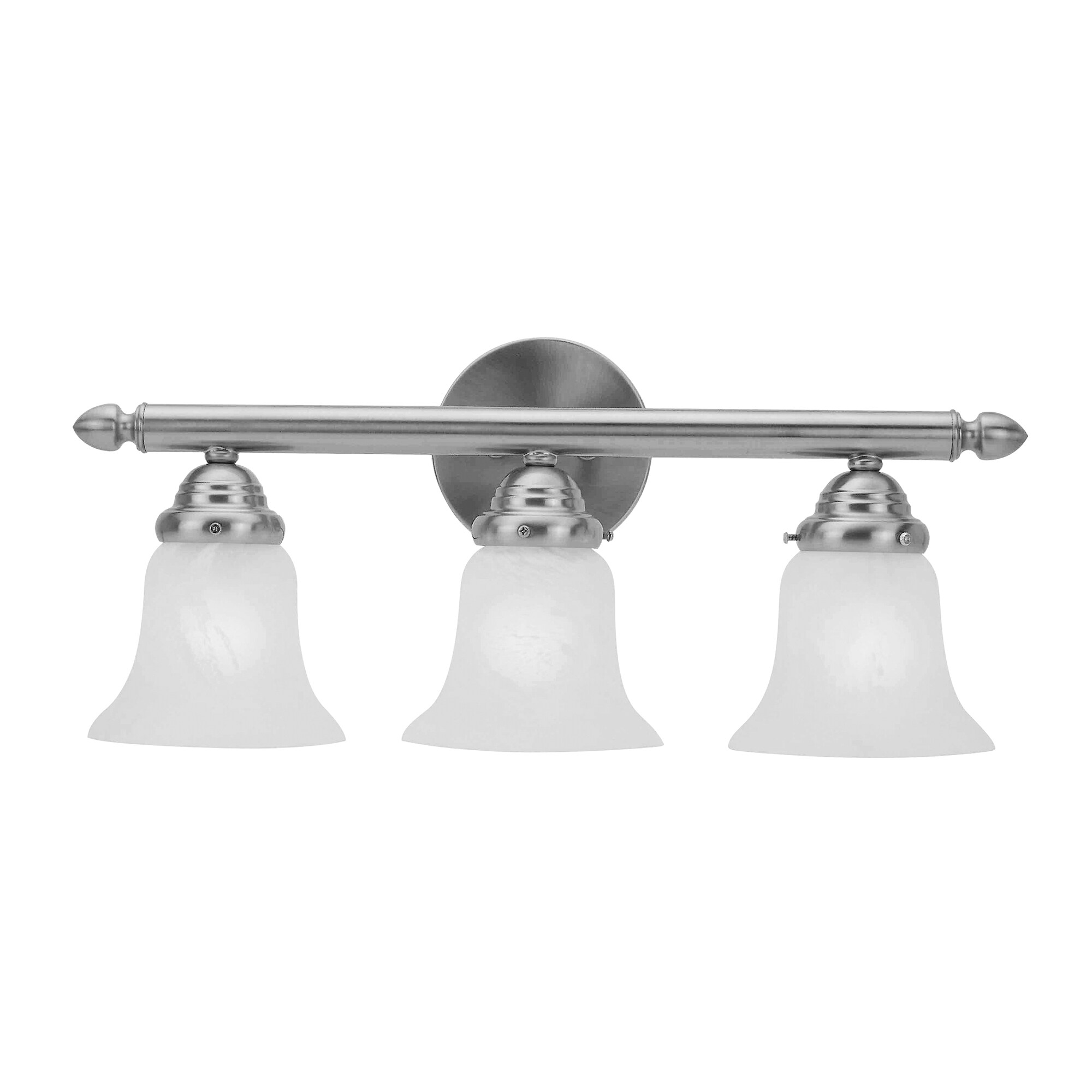 Livex Lighting 1063-91 Neptune 19-in 3 -Light Brushed Nickel Transitional Vanity light