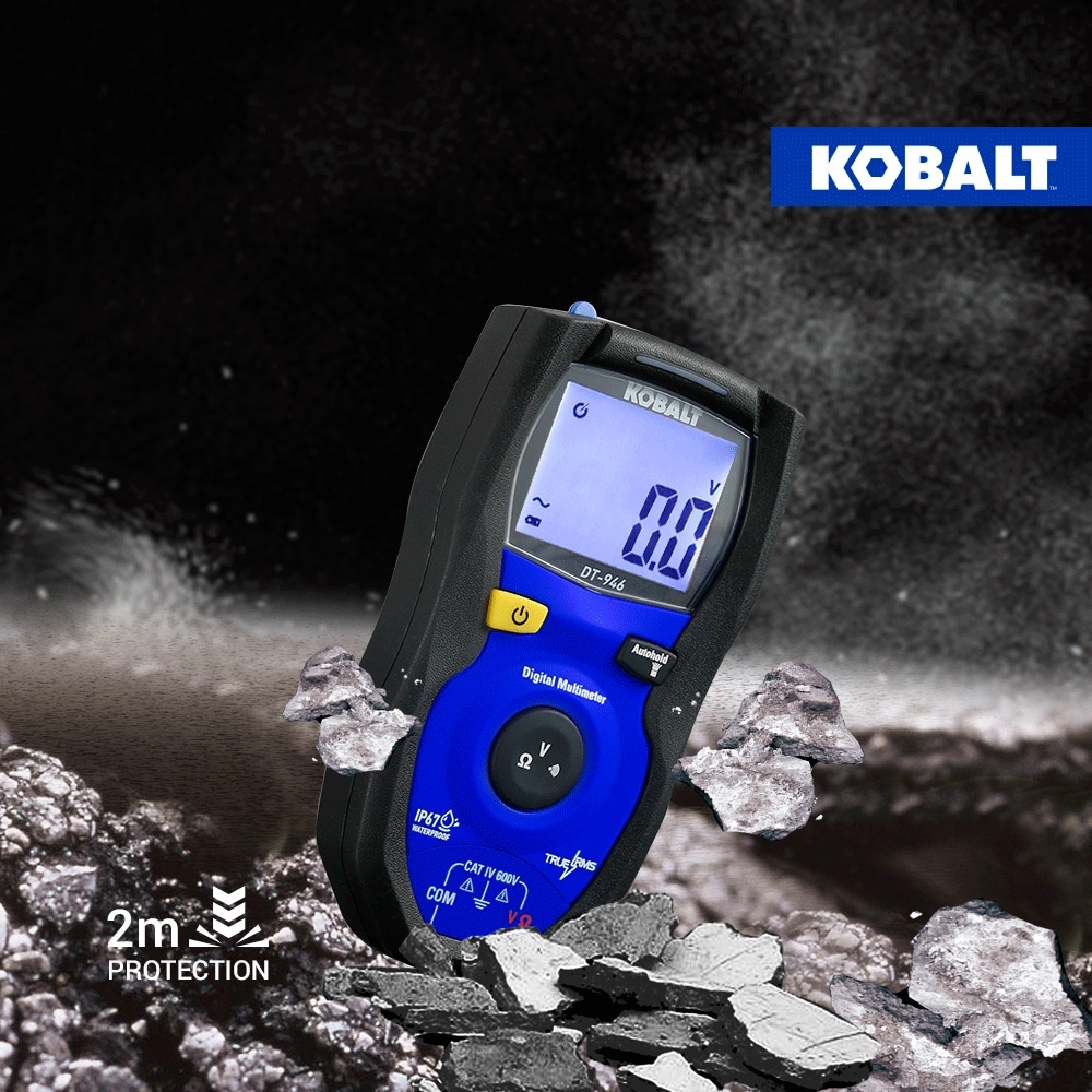 Kobalt Digital Multimeter 0.2 Amp 500V-Volt in the Multimeters department  at