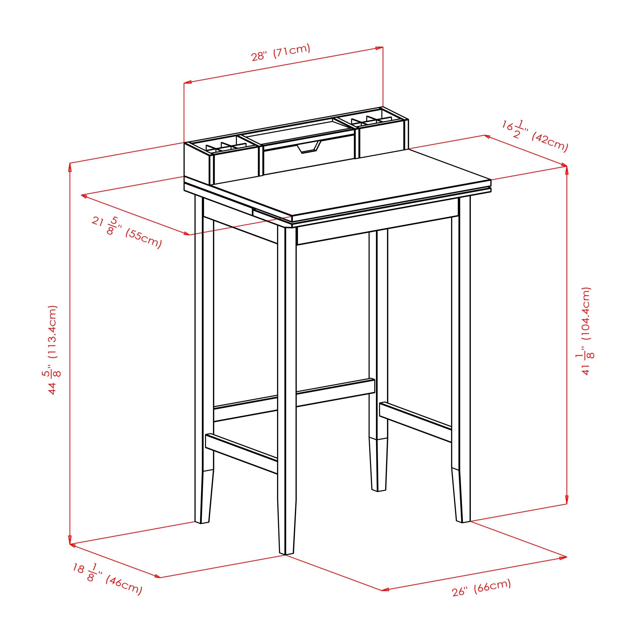 Winsome Wood 94727 desks - View #8