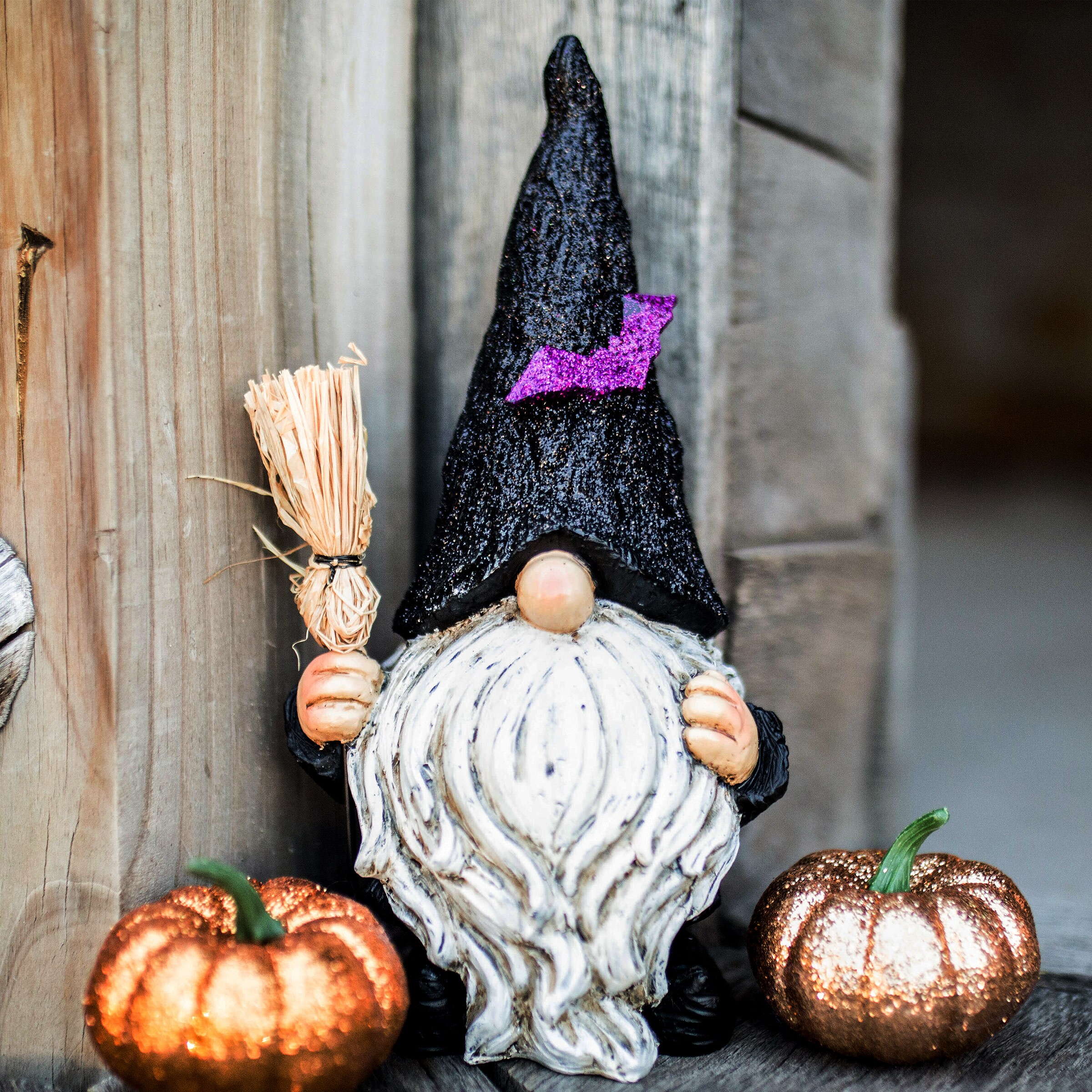 Exhart 11.5-in Witch Tabletop Decoration in the Halloween Decor ...